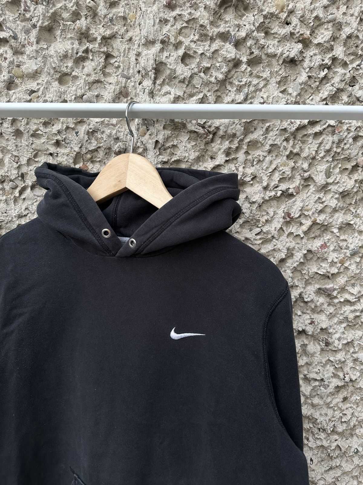Nike Black Nike embroided swoosh logo hoodie Size US L / EU 52-54 / 3 - 2 Thumbnail