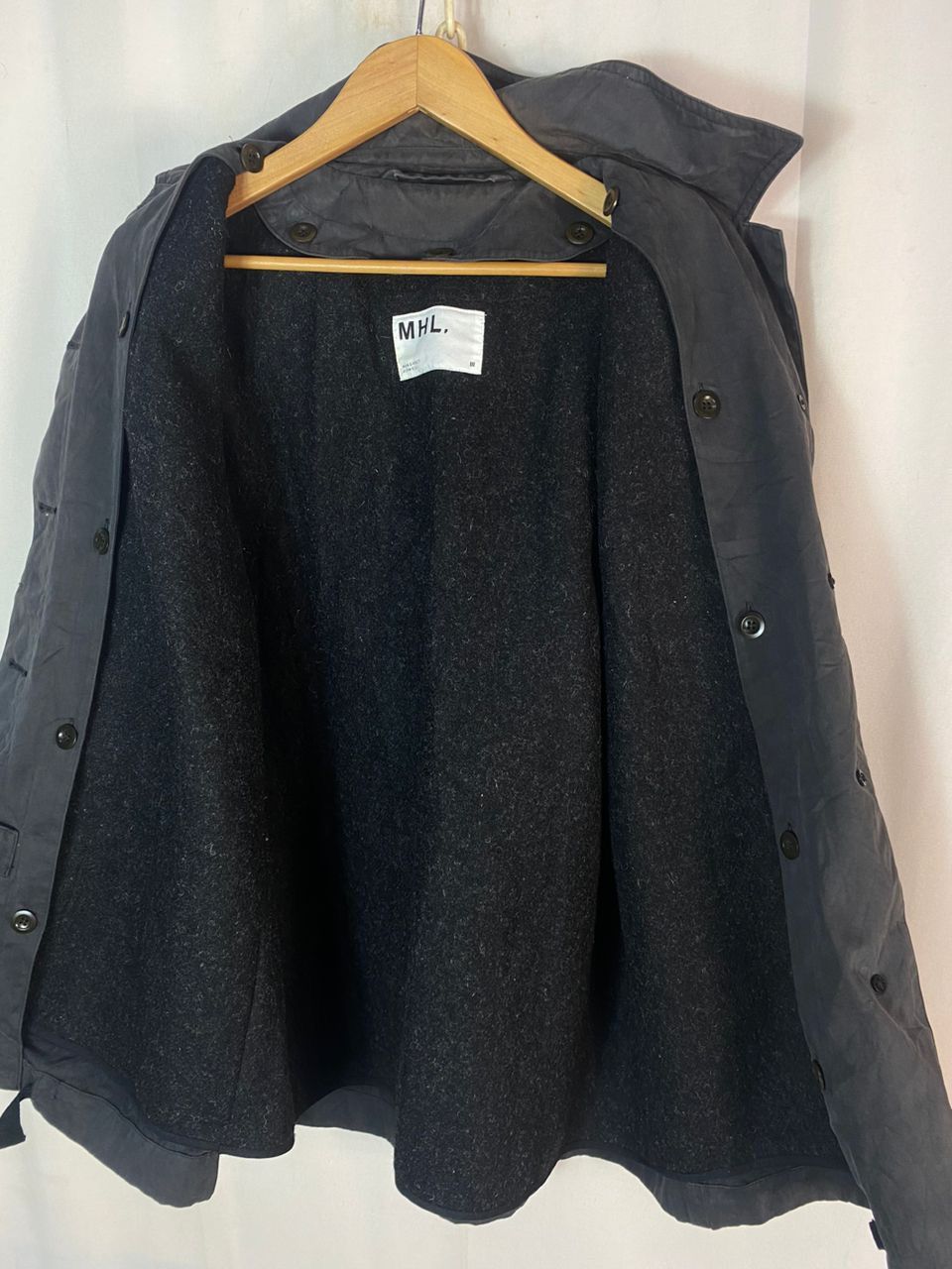Designer × Margaret Howell Margaret howell (MHL) button up jacket with hoodie Size M / US 6-8 / IT 42-44 - 3 Thumbnail
