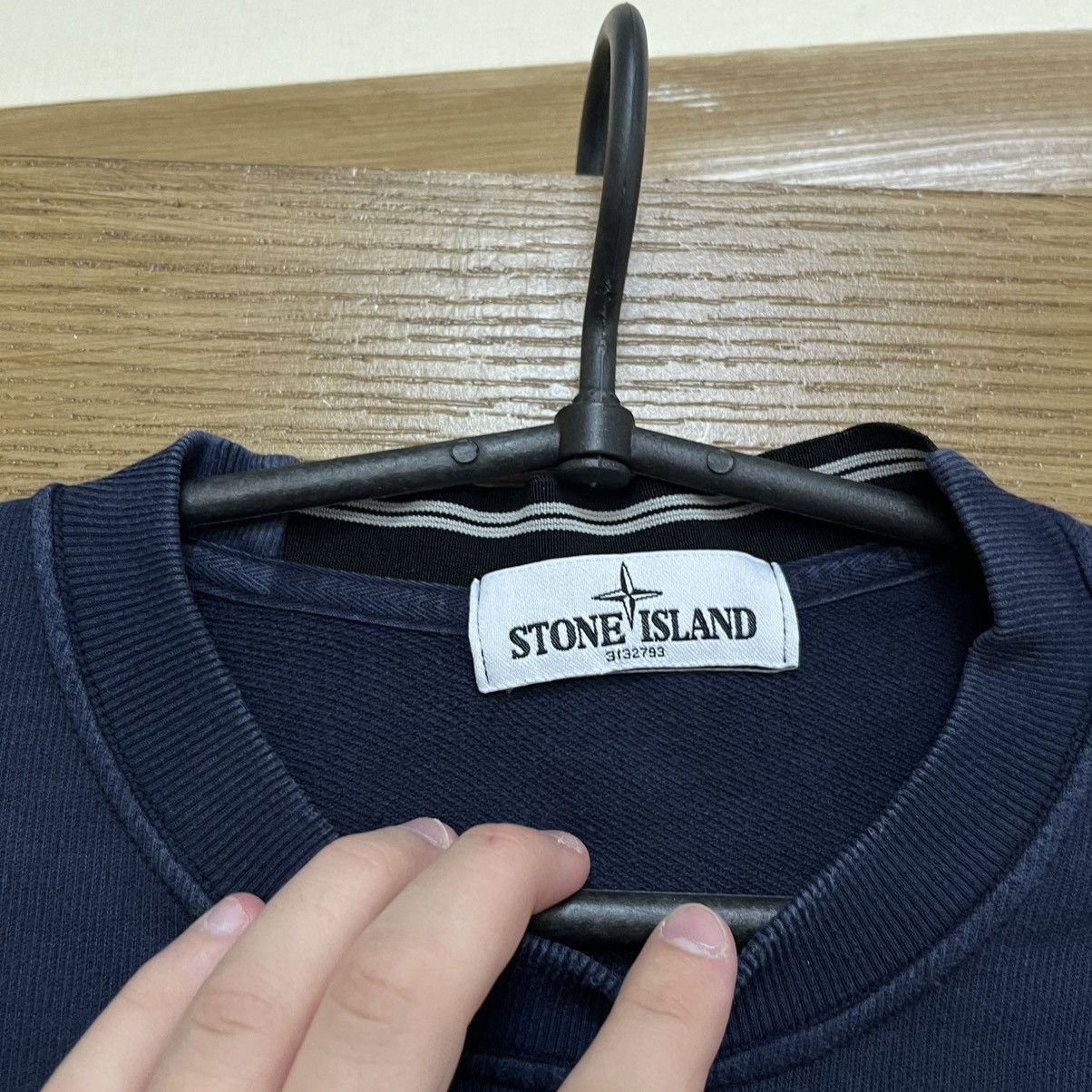 Stone Island Vintage Stone Island Sweatshirt Navy Blue Size US L / EU 52-54 / 3 - 10 Thumbnail