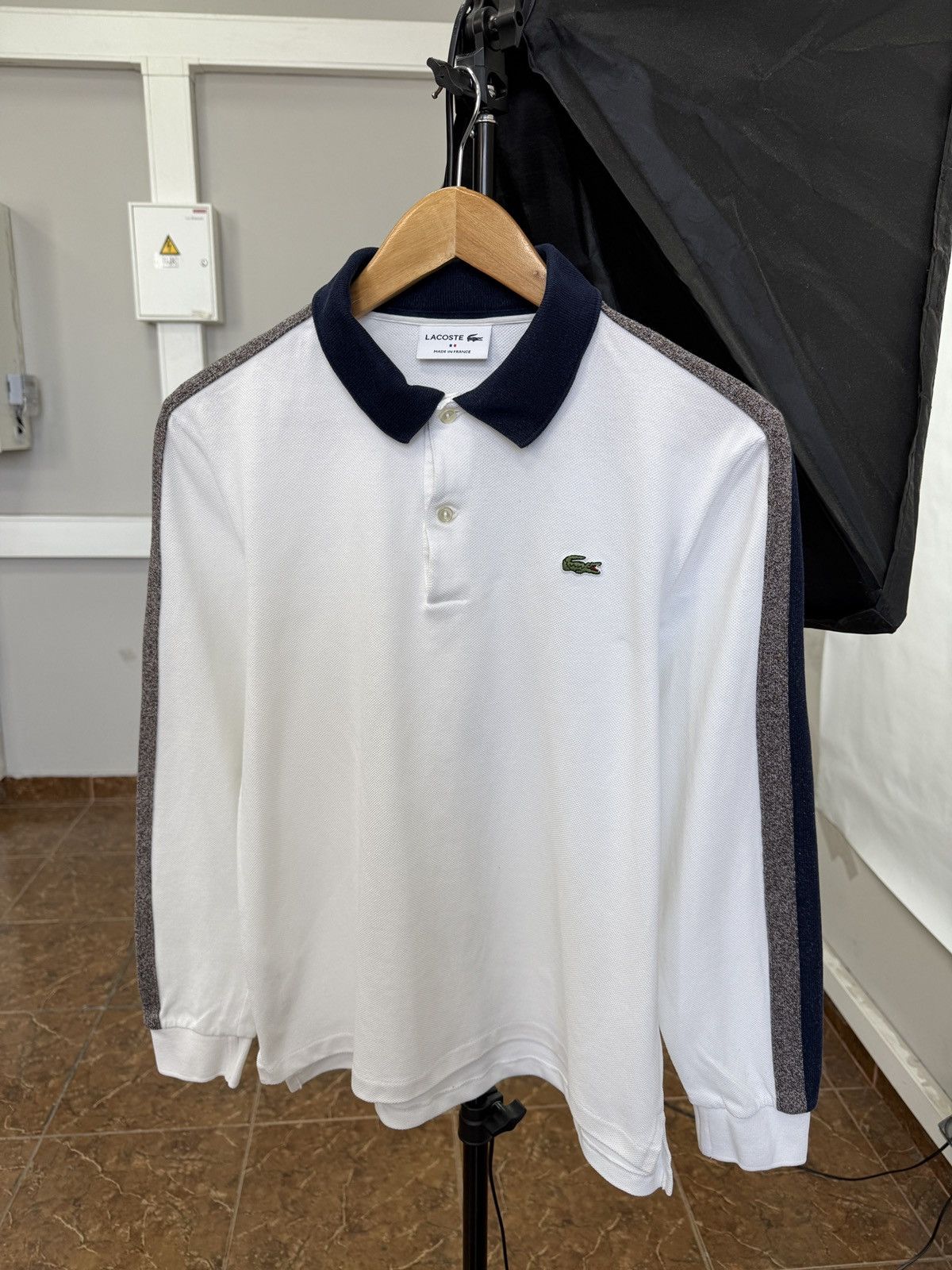 Lacoste 🇫🇷 Lacoste Regular Fit Polo Long Sleeve Made in France Rare Size US S / EU 44-46 / 1 - 1 Thumbnail