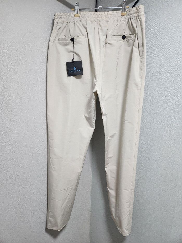 Lanvin LANVIN drawstring ivory easy trousers Size US 34 / EU 50 - 3 Thumbnail