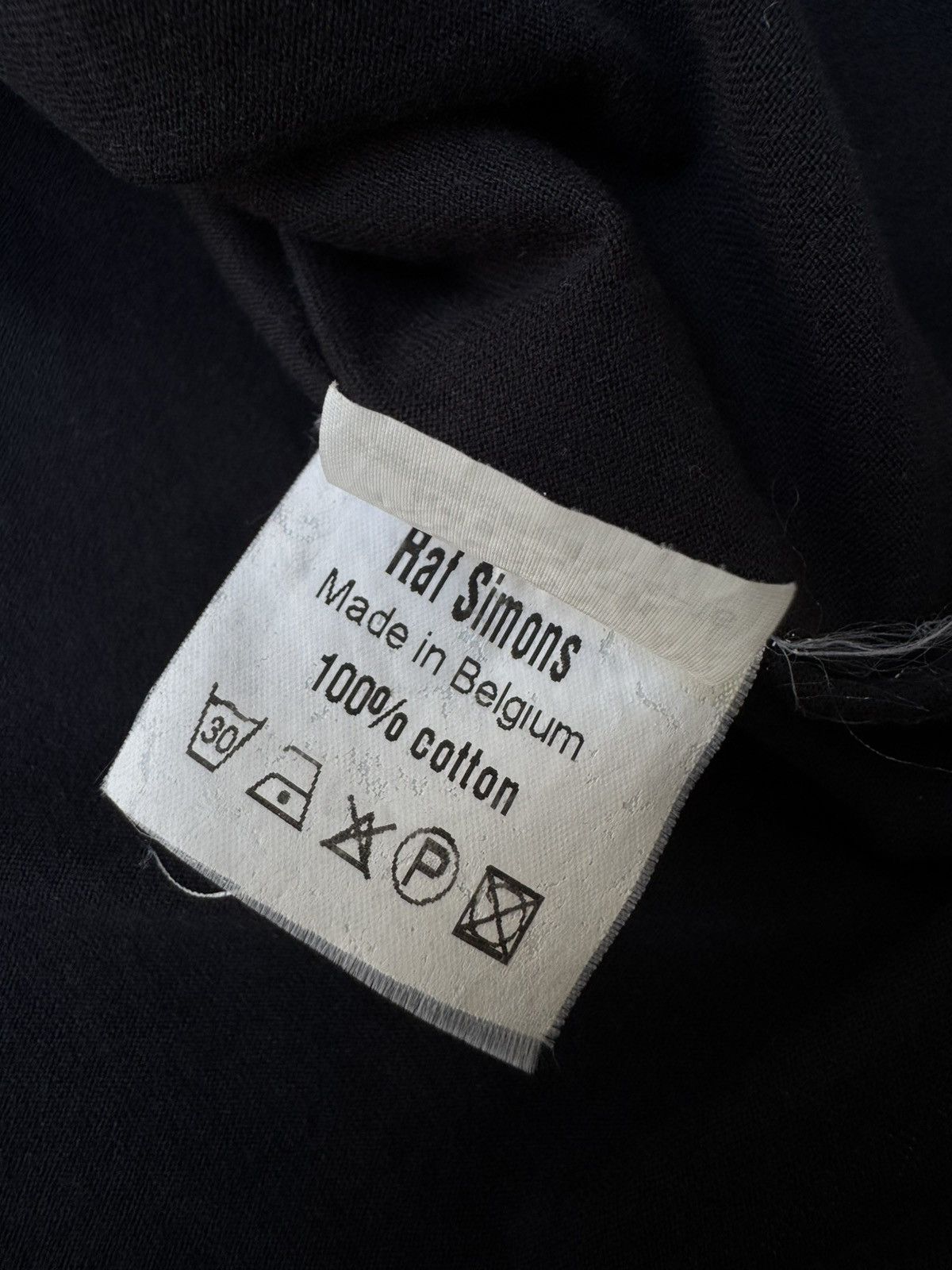 Raf Simons Raf Simons SS03 White / Black Asphalt Oversized Tank Top Size US S / EU 44-46 / 1 - 11 Thumbnail
