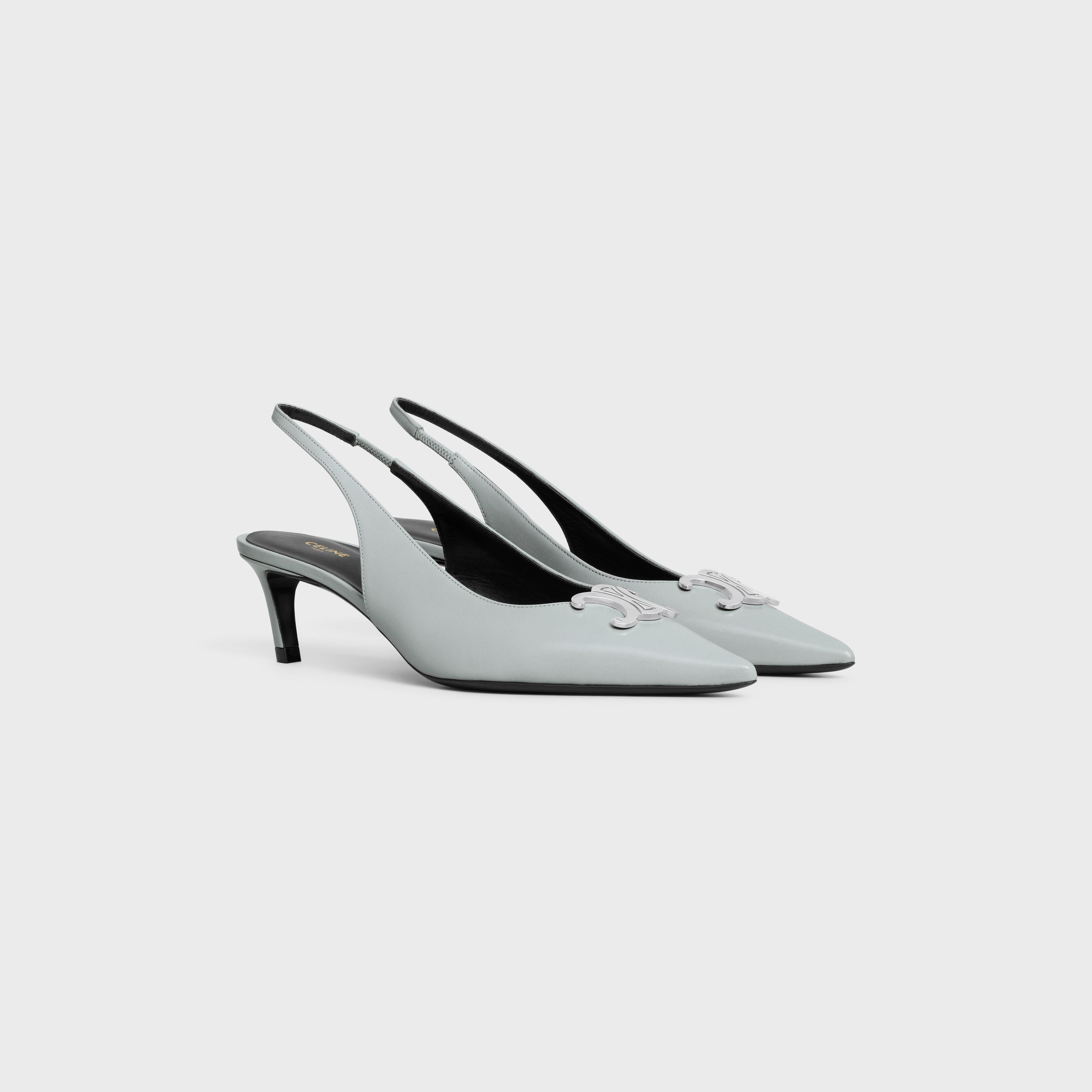 Celine o1bcso1str0925 356833957C Alma Triomphe Slingback in Blue Size US 10 / IT 40 - 2 Thumbnail