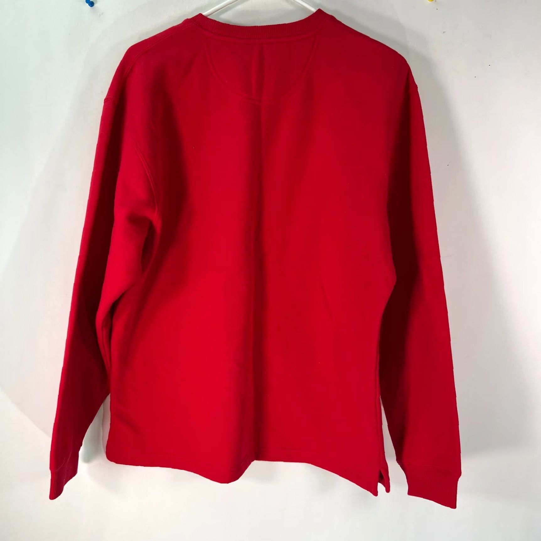 Starter Starter Mens Crew Neck Long Sleeves Pullover Casual Red Sweatshirt Size Small Size US S / EU 44-46 / 1 - 2 Thumbnail