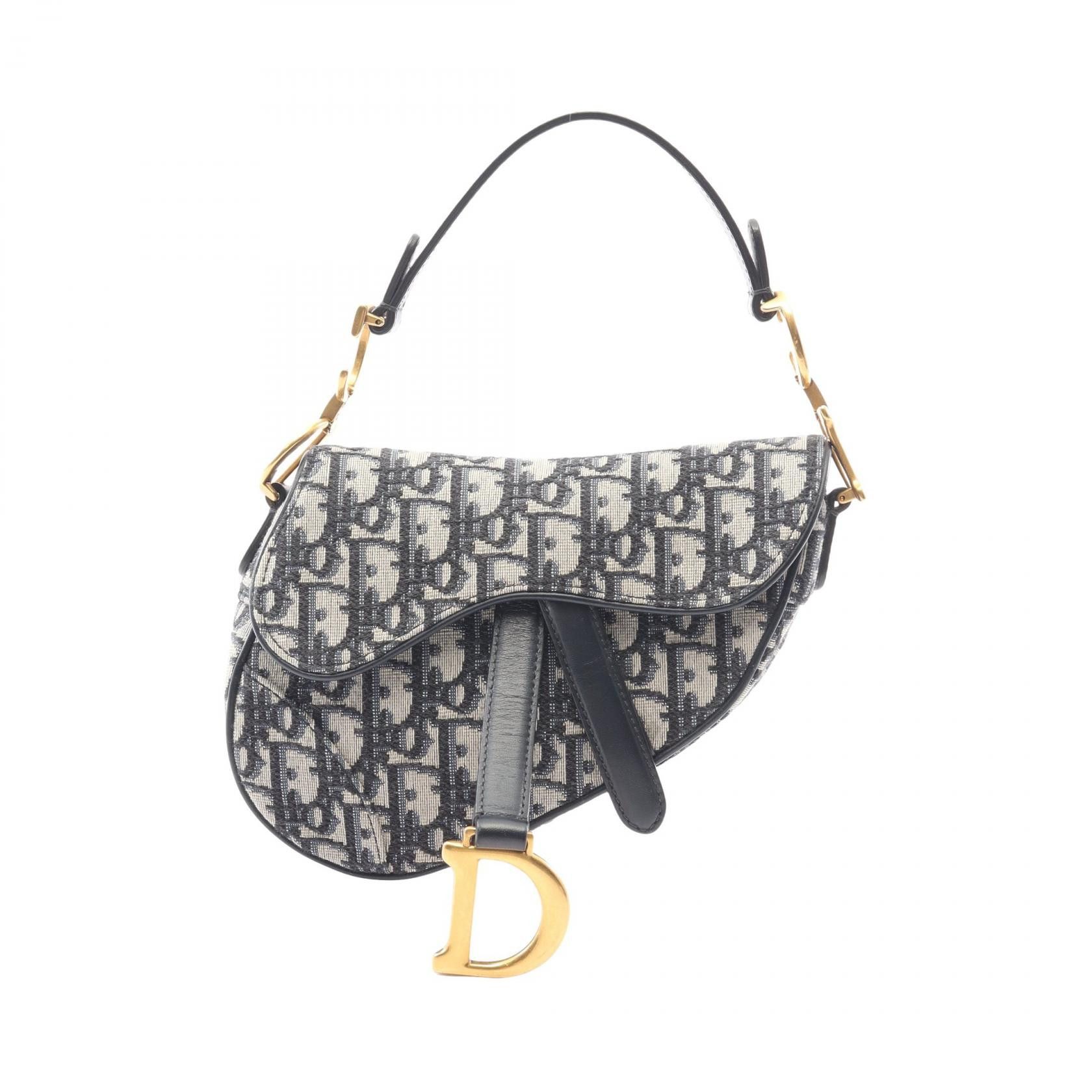 Dior Dior Dior Saddle Bag Oblique Jacquard Canvas Handbag Textile Handbag DUTY FREE for USA Size ONE SIZE - 1 Thumbnail