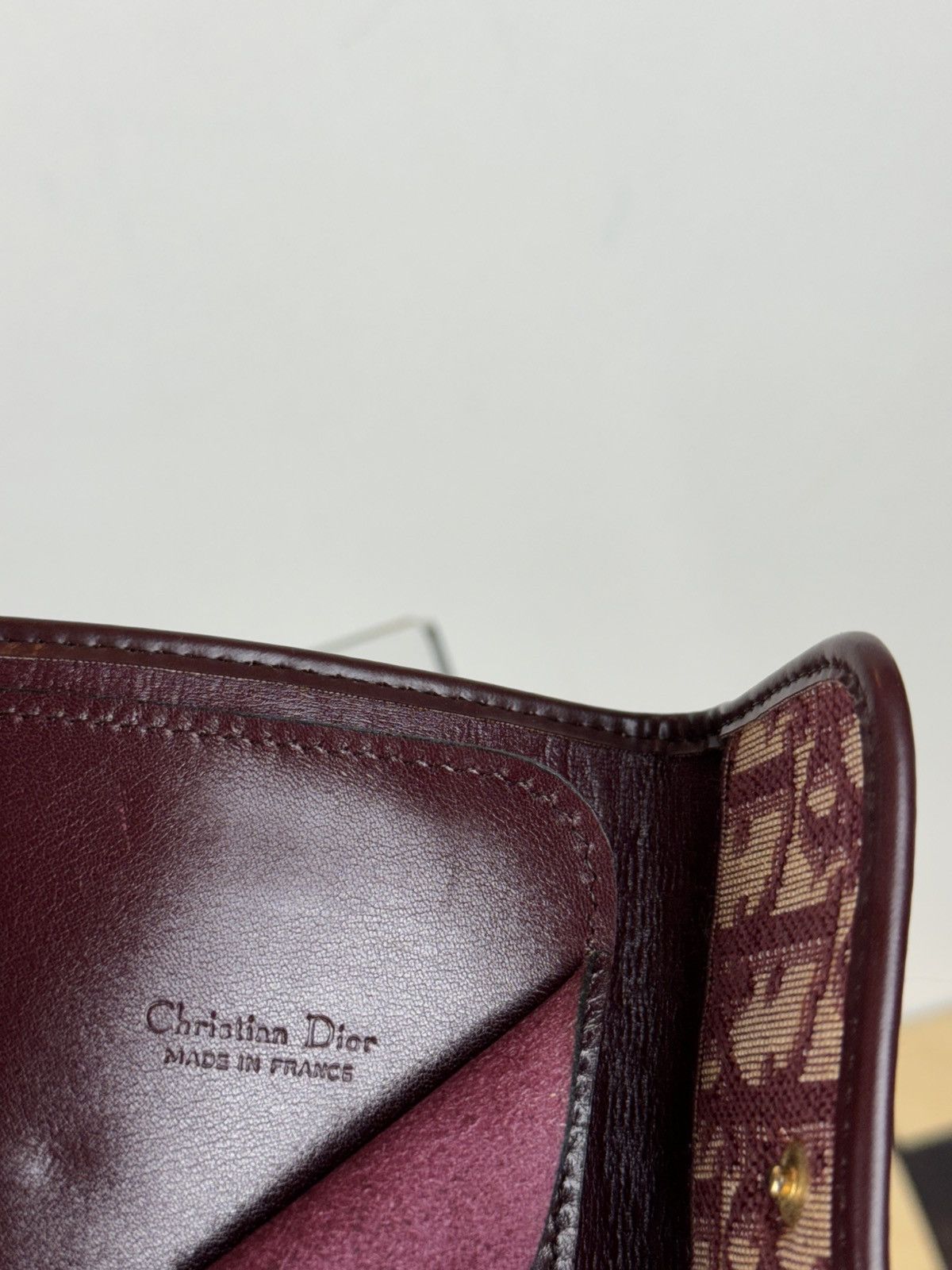 Dior Vintage rare leather wallet Christian Dior original luxury Size ONE SIZE - 5 Thumbnail
