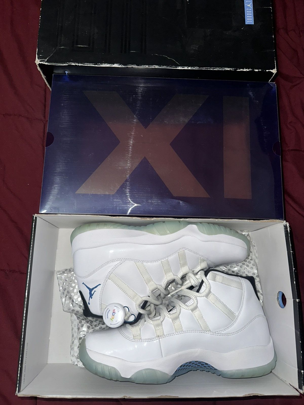 Jordan Brand Jordan 11 Columbia 2014🥶 Size US 10 / EU 43 - 8 Thumbnail