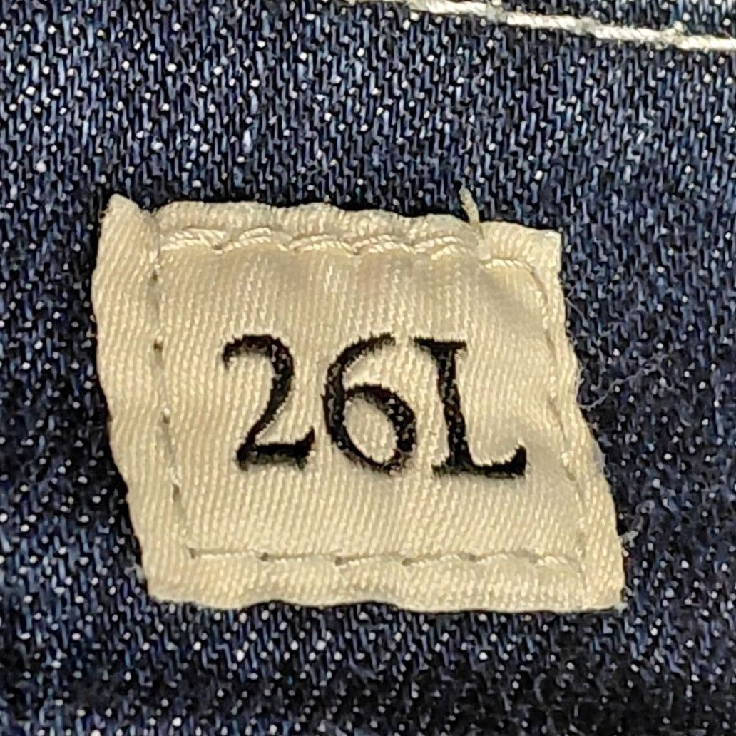BKE BKE Sabrina Denim Jeans Blue Solid Regular Women Size 26L Size 26" / US 2 / IT 38 - 5 Thumbnail
