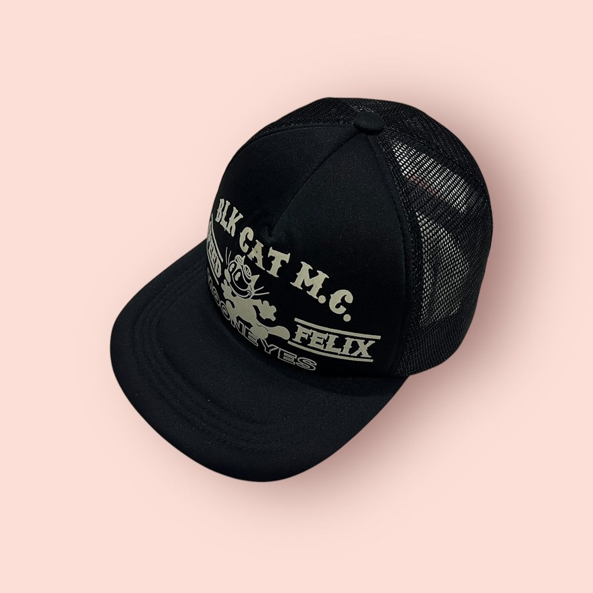 Felix × Vintage VINTAGE FRLIX THE CAT X MOONEYES TRUCKER SNAPBACK HAT Size ONE SIZE - 4 Thumbnail