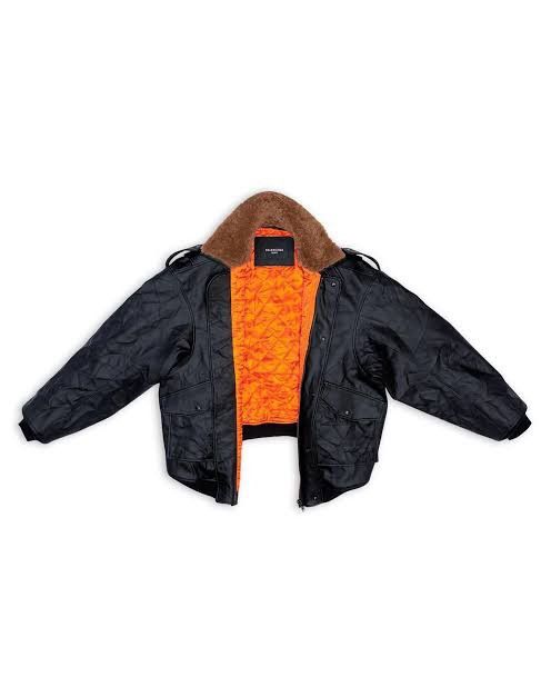 Balenciaga Summer 2022 Cactus Leather Bomber Size US M / EU 48-50 / 2 - 5 Thumbnail
