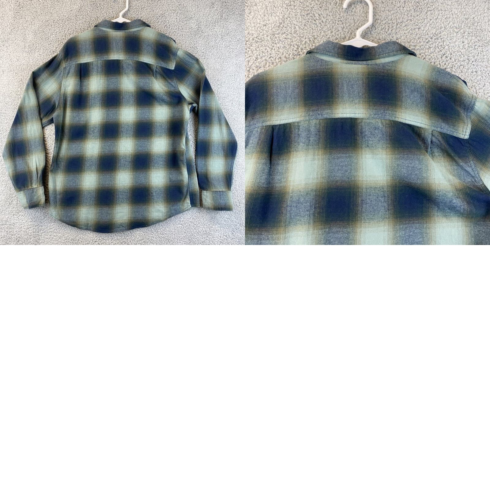 Vintage Arizona Shirt Women's Green Long Sleeve Button Up Plaid 45-17 L Western Shirt Ladies Button-Up Spring/Fall Style Size L / US 10 / IT 46 - 8 Thumbnail