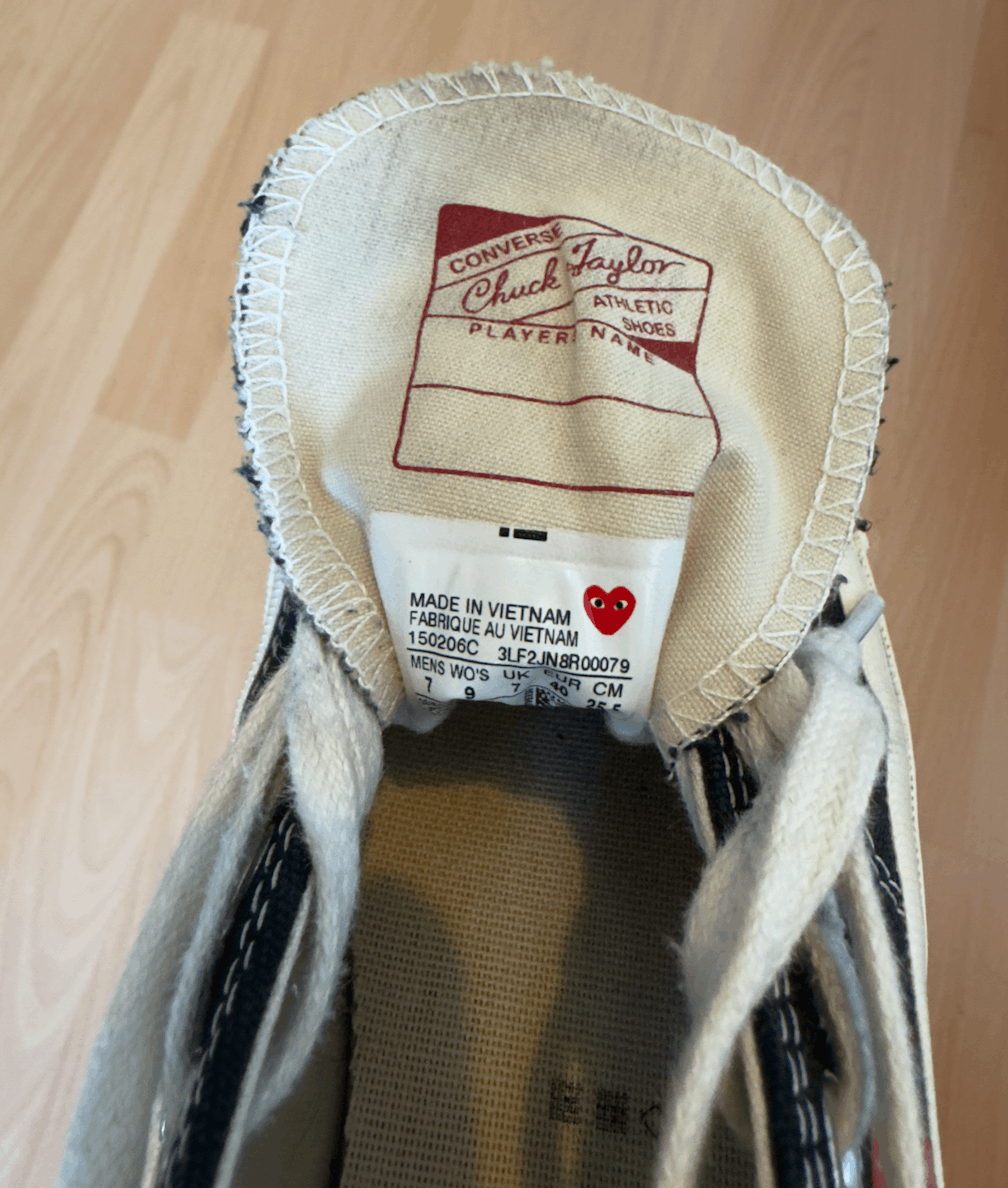 Comme des Garcons × Converse Converse Comme des Garcons Size US 7 / EU 40 - 5 Thumbnail