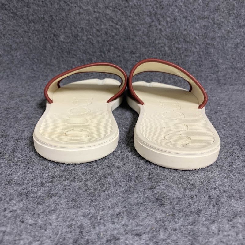Gucci Gucci Red Slide Sandals for Men -2508 Size US 8.5 / EU 41-42 - 3 Thumbnail