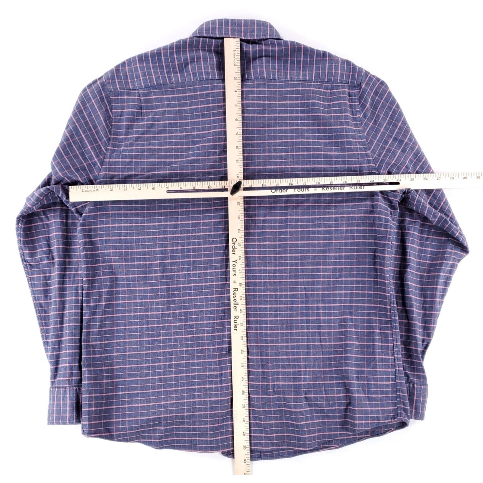 Faherty Faherty Button-Down Shirt Long Sleeve Plaid XL Mens Blue Pink Check Size US XL / EU 56 / 4 - 4 Thumbnail