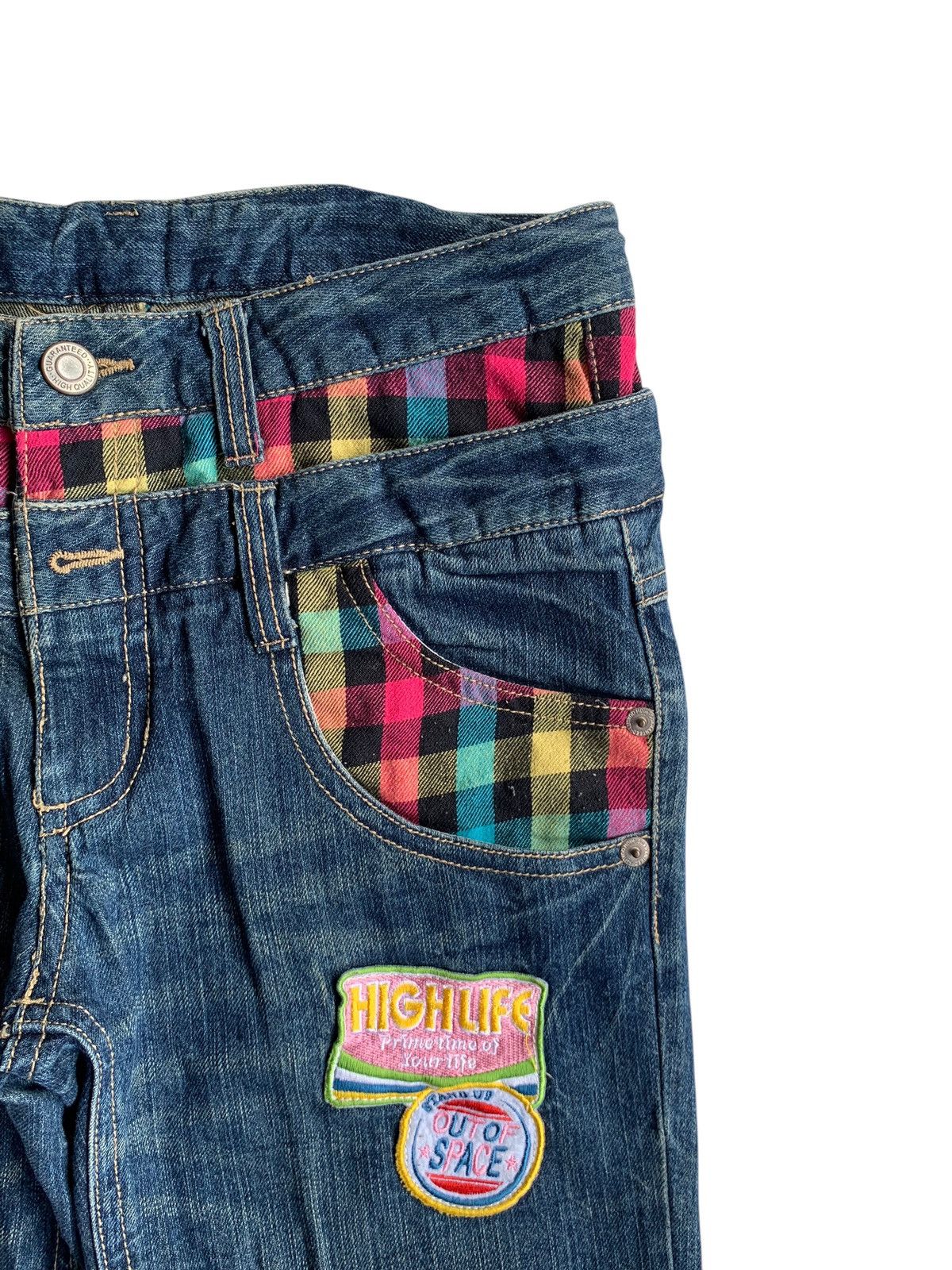 Tornado Mart DOUBLE WAIST💥 JAPANESE PUNK STYLE DENIM Size US 32 / EU 48 - 10 Thumbnail