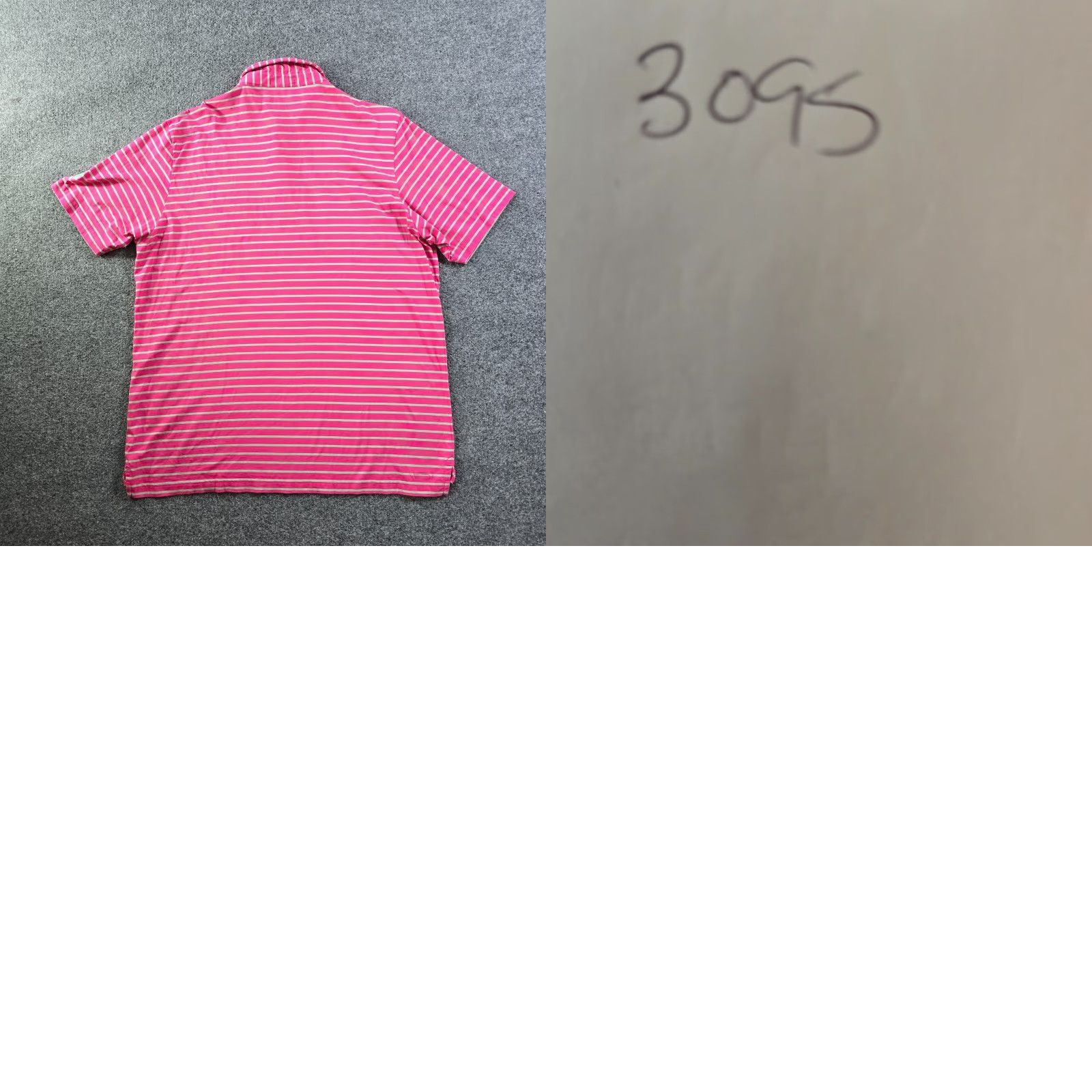 Peter Millar Peter Millar Shirt Mens XL Pink Striped Pima Short Sleeve Golf Polo Casual Size US XL / EU 56 / 4 - 8 Thumbnail