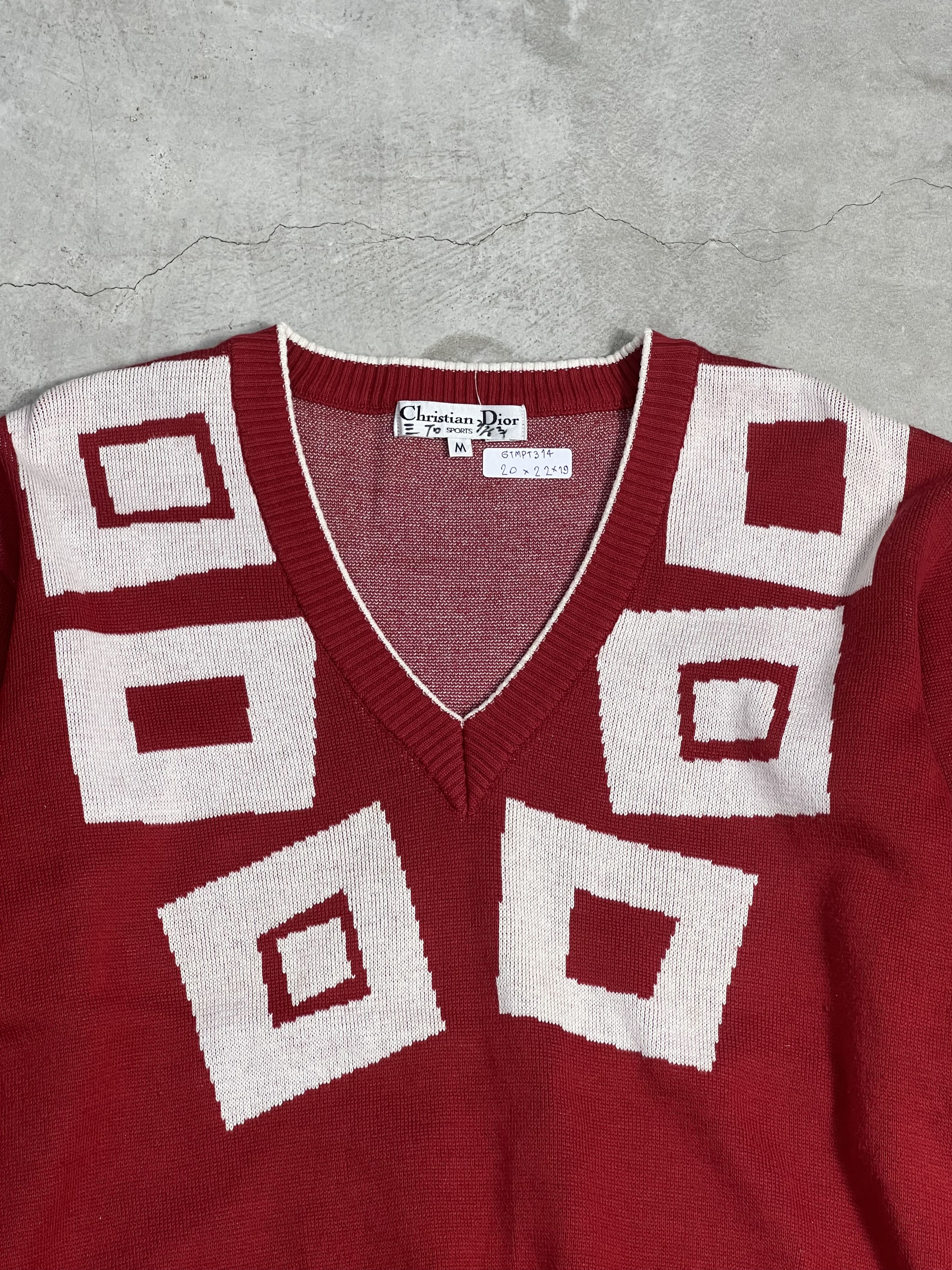 Dior Vintage Christian Dior Sports Sweater (M) GTMPT314 Size M / US 6-8 / IT 42-44 - 2 Thumbnail