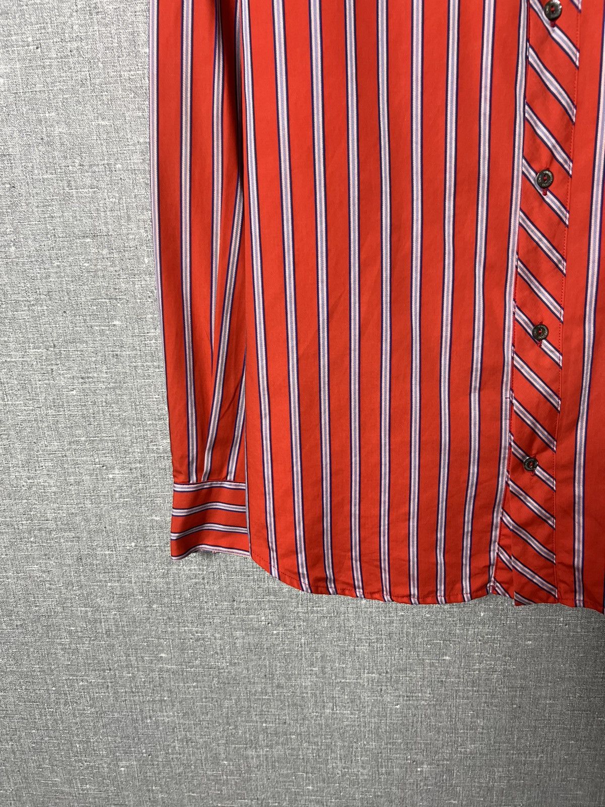 Dolce & Gabbana Dolce Gabbana Button Striped Shirt Big Logo Ultra Sports D&G Size US S / EU 44-46 / 1 - 15 Thumbnail