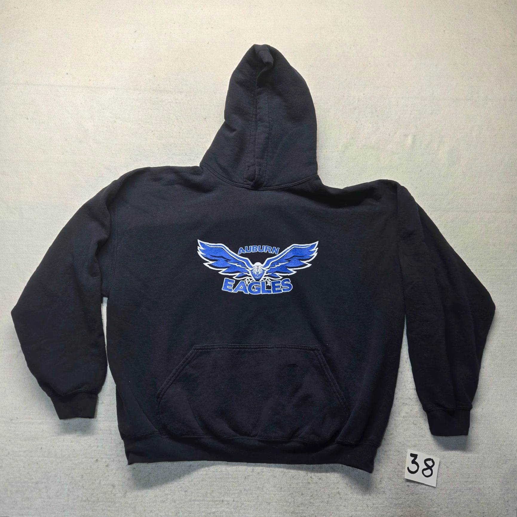Vintage Auburn Eagles School Jacket Hoodie Sweater Adult Size XL Radford Virginia VA Size US XL / EU 56 / 4 - 2 Thumbnail
