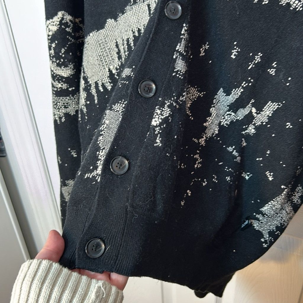 Djab DJAB by Simon's Black and Cream Men's nature theme abstract Size US S / EU 44-46 / 1 - 6 Thumbnail