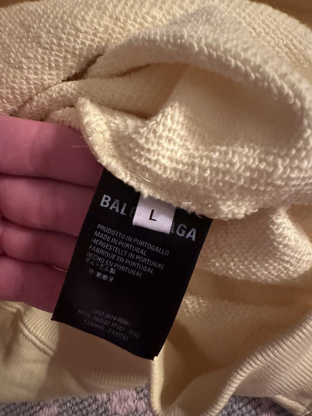 Balenciaga Balenciaga Yellow “BB” Hoodie Size US L / EU 52-54 / 3 - 4 Thumbnail