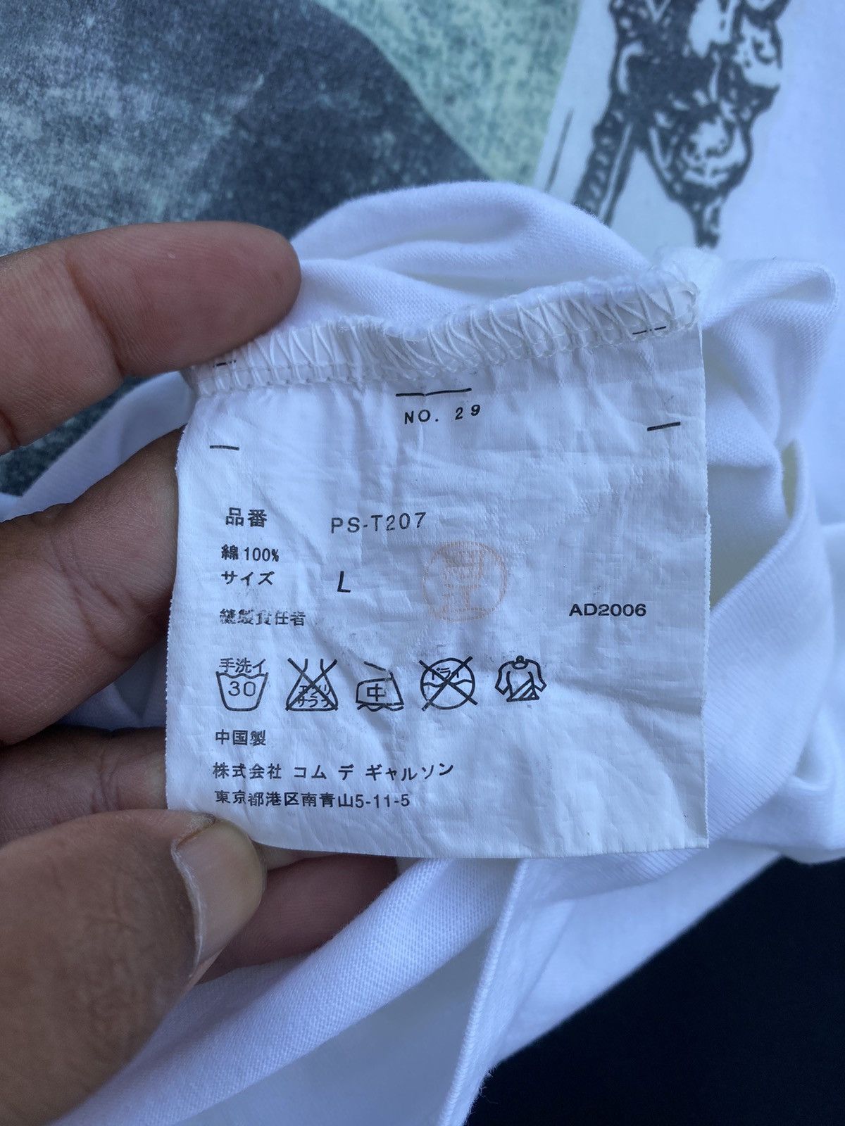 Comme des Garcons Rare Comme Des Garcons Homme Longsleeve Tshirt Size US L / EU 52-54 / 3 - 18 Thumbnail
