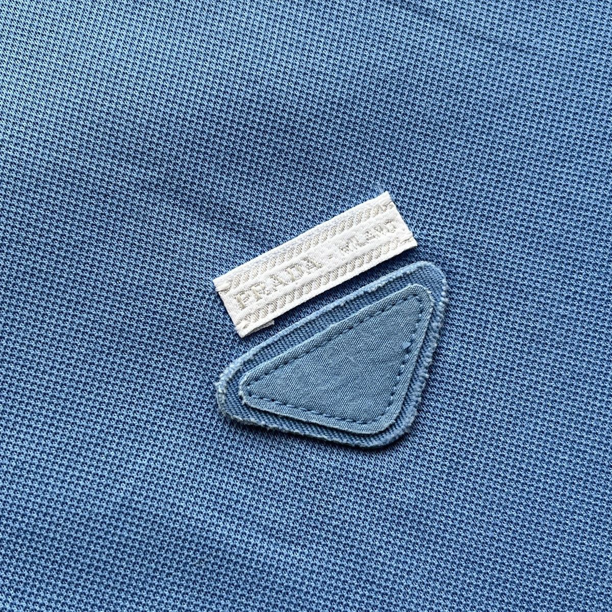 Prada Prada Two Tone Polo Shirts Size US L / EU 52-54 / 3 - 5 Thumbnail