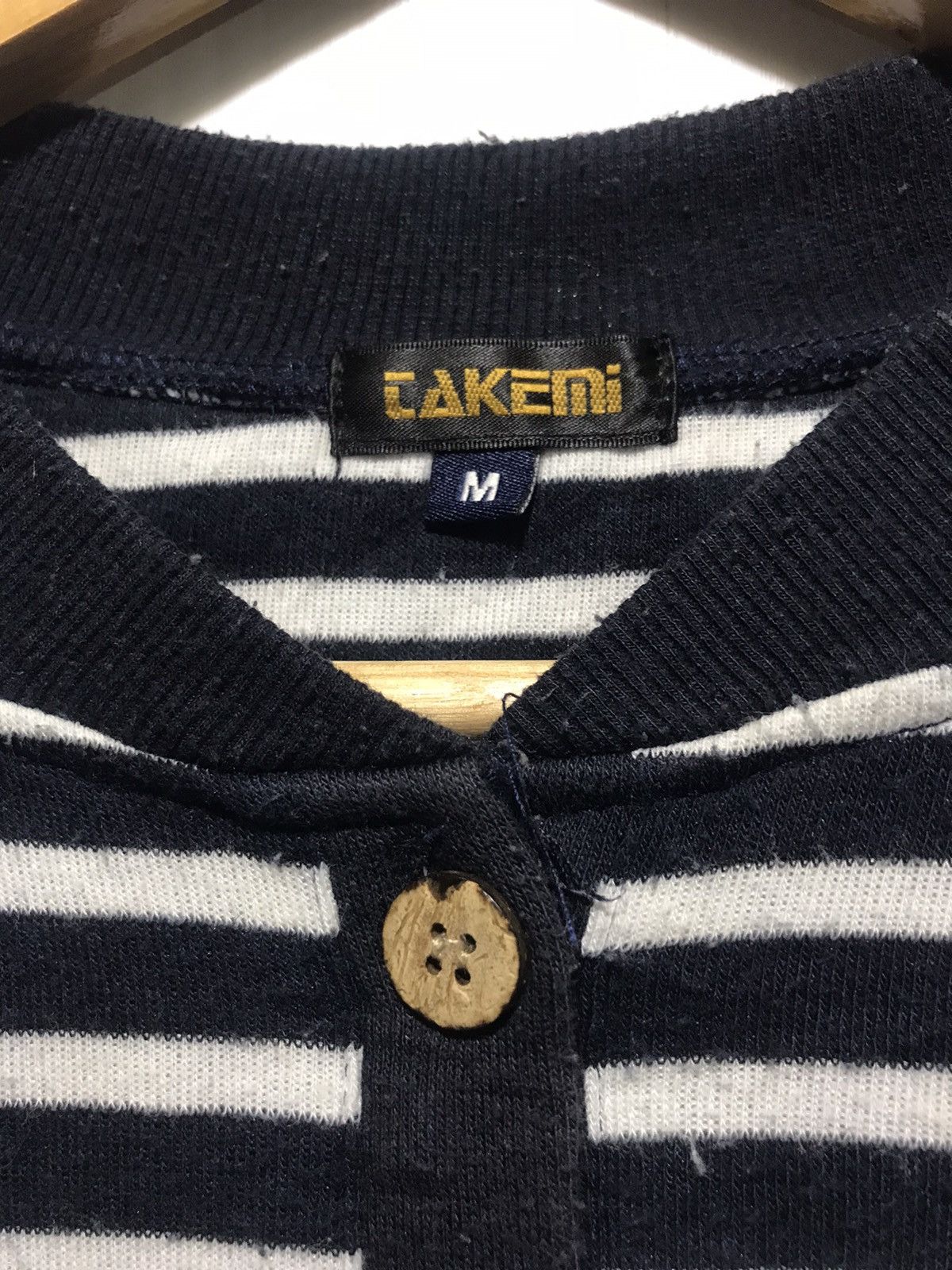 Japanese Brand × OVER THE STRiPES × Takumi Vintage Takemi Stripes Longsleeve Size US M / EU 48-50 / 2 - 5 Thumbnail