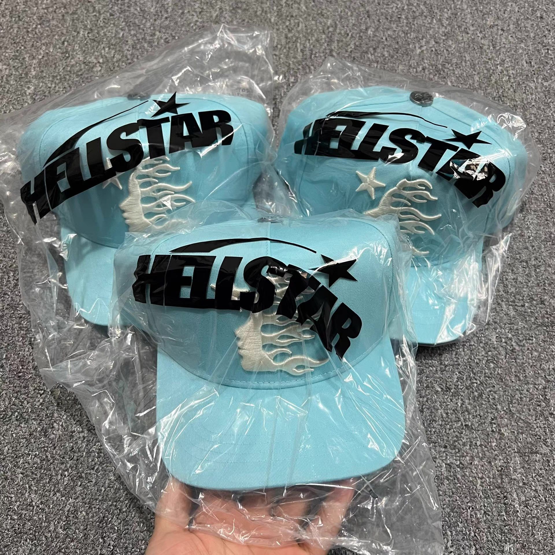 HELLSTAR Hellstar Classic Embroidered Curved Brim Baseball Cap Q7 Size ONE SIZE - 4 Thumbnail