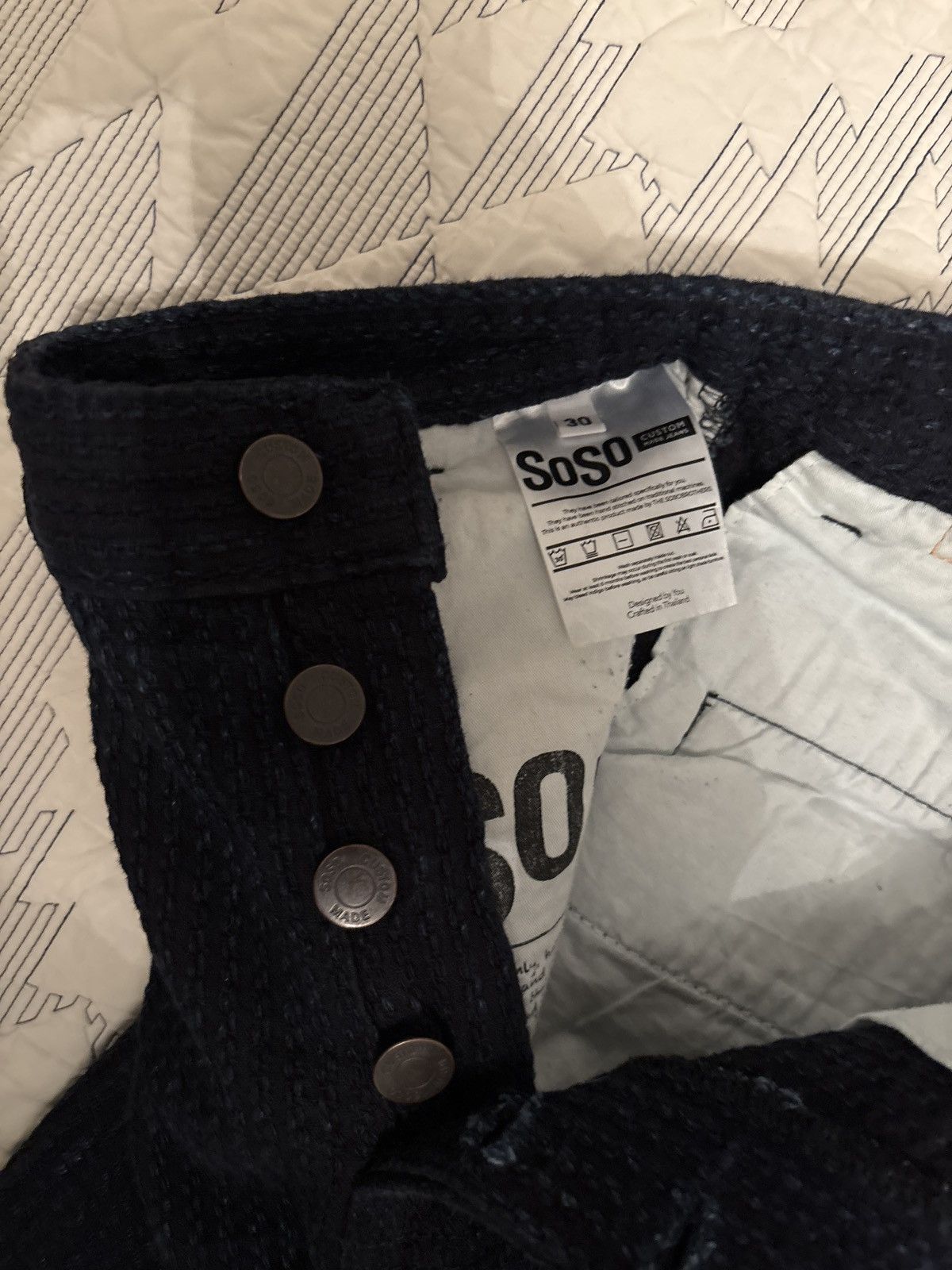 SoSo Custom sashiko trouser Size US 32 / EU 48 - 4 Thumbnail