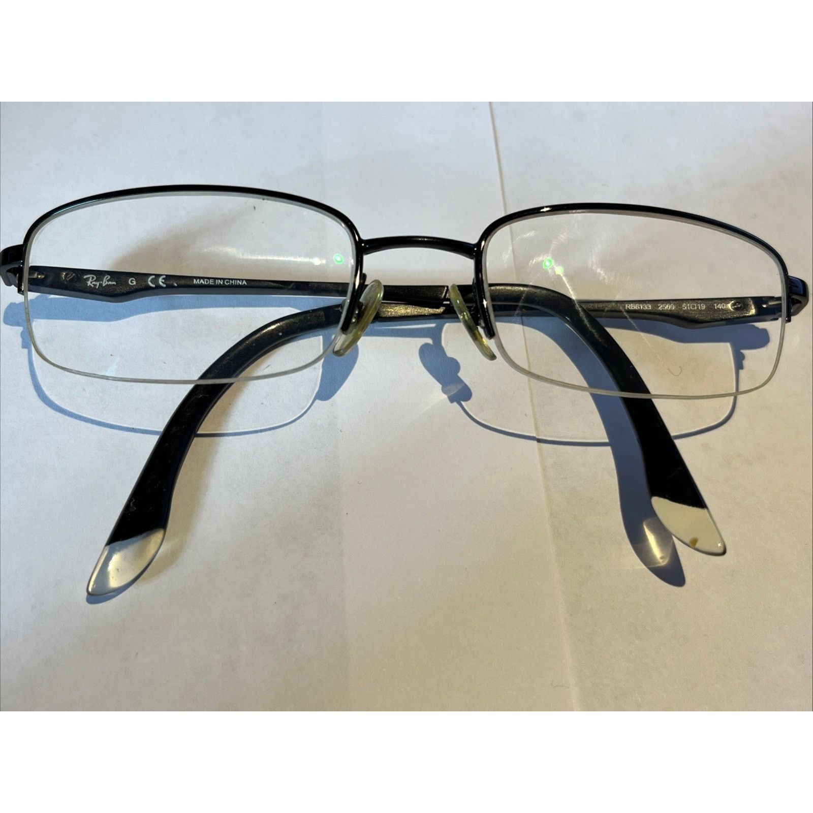 RayBan Ray-Ban RB 6133 2509 Eyeglasses Frames Black 51-19-140 4503 Size ONE SIZE - 1 Thumbnail