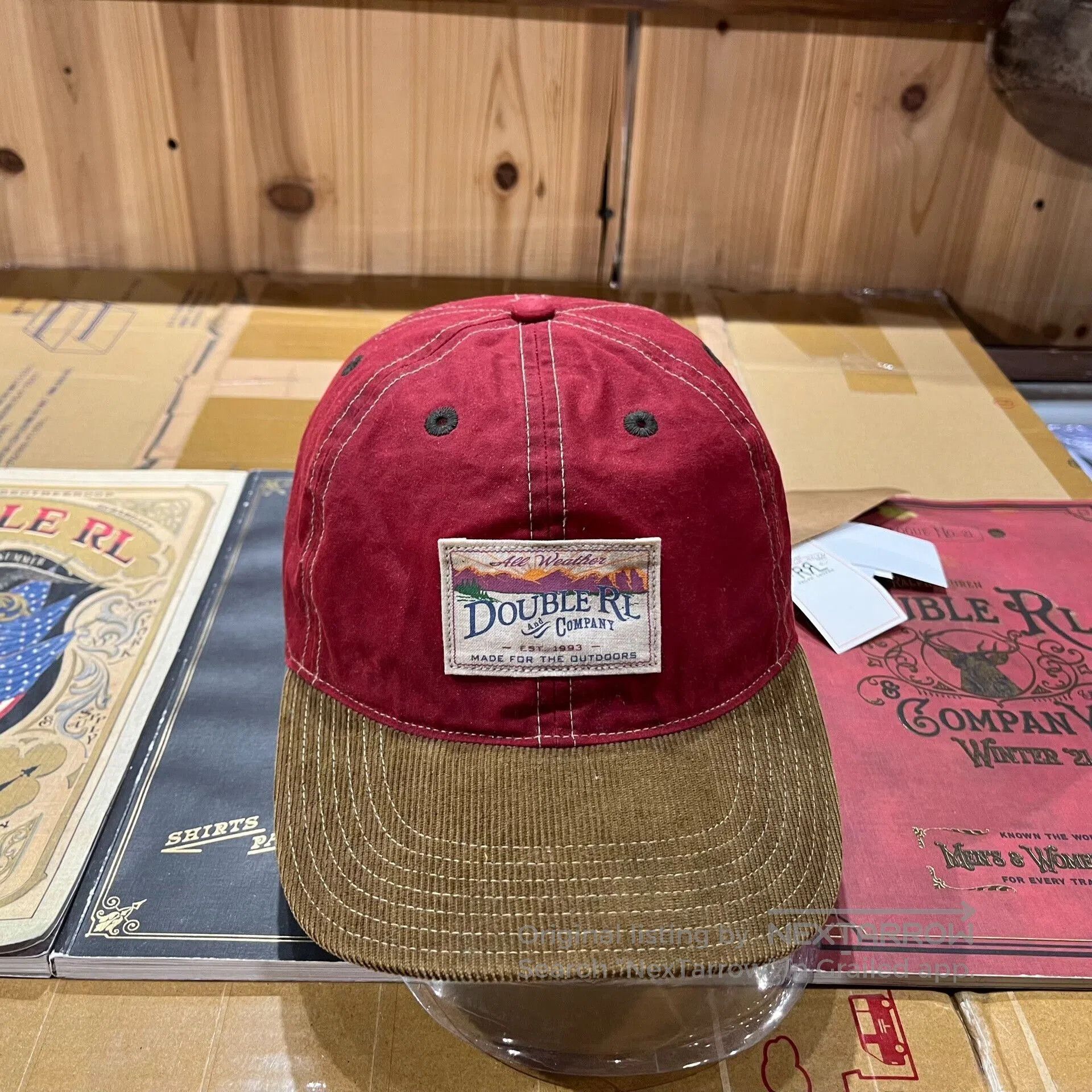 RRL Ralph Lauren double rl corduroy baseball cap. Size ONE SIZE - 1 Thumbnail