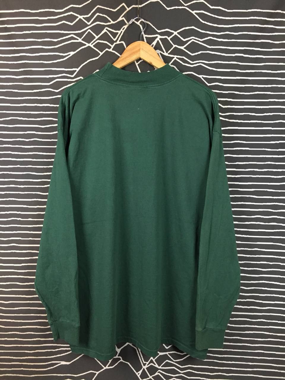 Logo Athletic Vtg Logo Athletic Green Bay Packers Mock Neck Longsleeve Tee Size US XXL / EU 58 / 5 - 9 Thumbnail