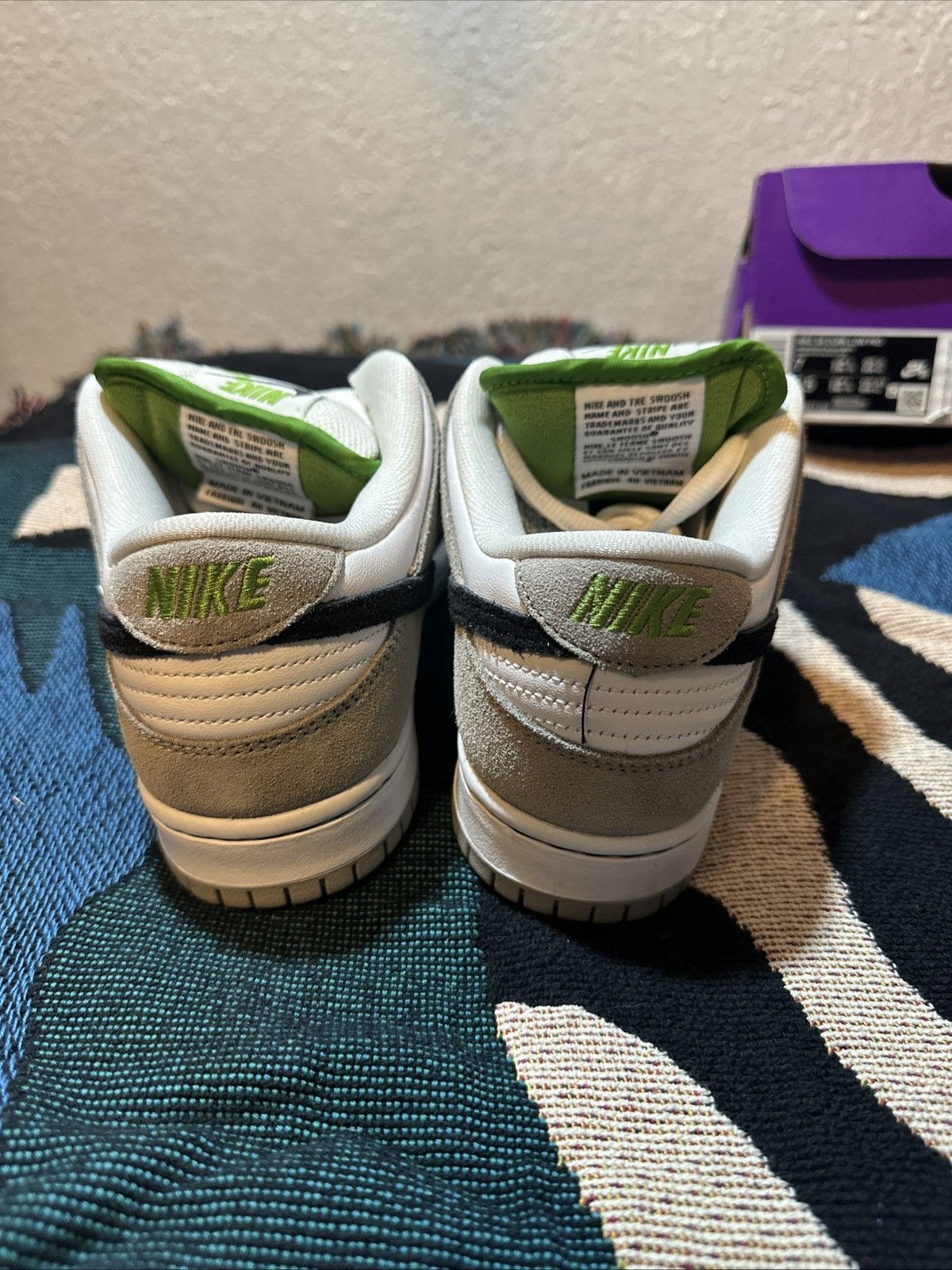Nike Nike SB Dunk Low Chlorophyll Size US 7 / EU 40 - 2 Thumbnail