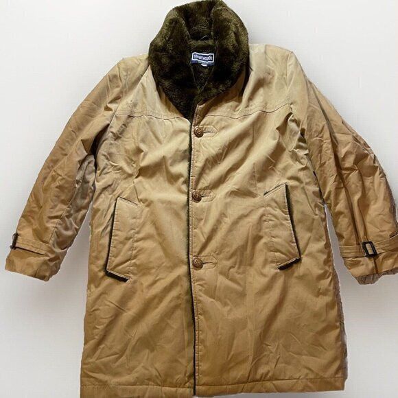 Vintage Vintage Silverwoods Men's Size 38 Utility Field Jacket Military Long Khaki 1970s Size US L / EU 52-54 / 3 - 1 Thumbnail