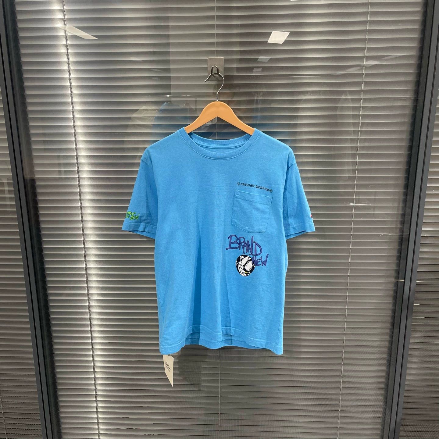 Chrome Hearts Chrome Hearts Mattyboy Blue Graffiti Print Short Sleeve M Size US M / EU 48-50 / 2 - 1 Thumbnail