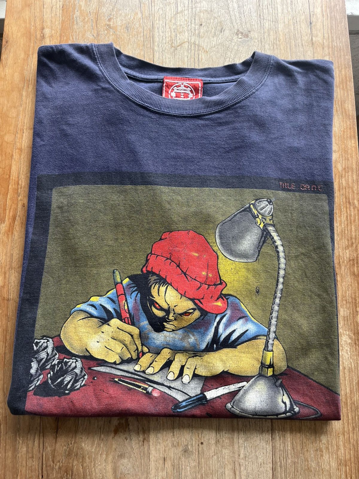 Vintage Vintage BIO MKNX RAW ELEMENTZ Art design Tshirt Size US XXL / EU 58 / 5 - 1 Thumbnail