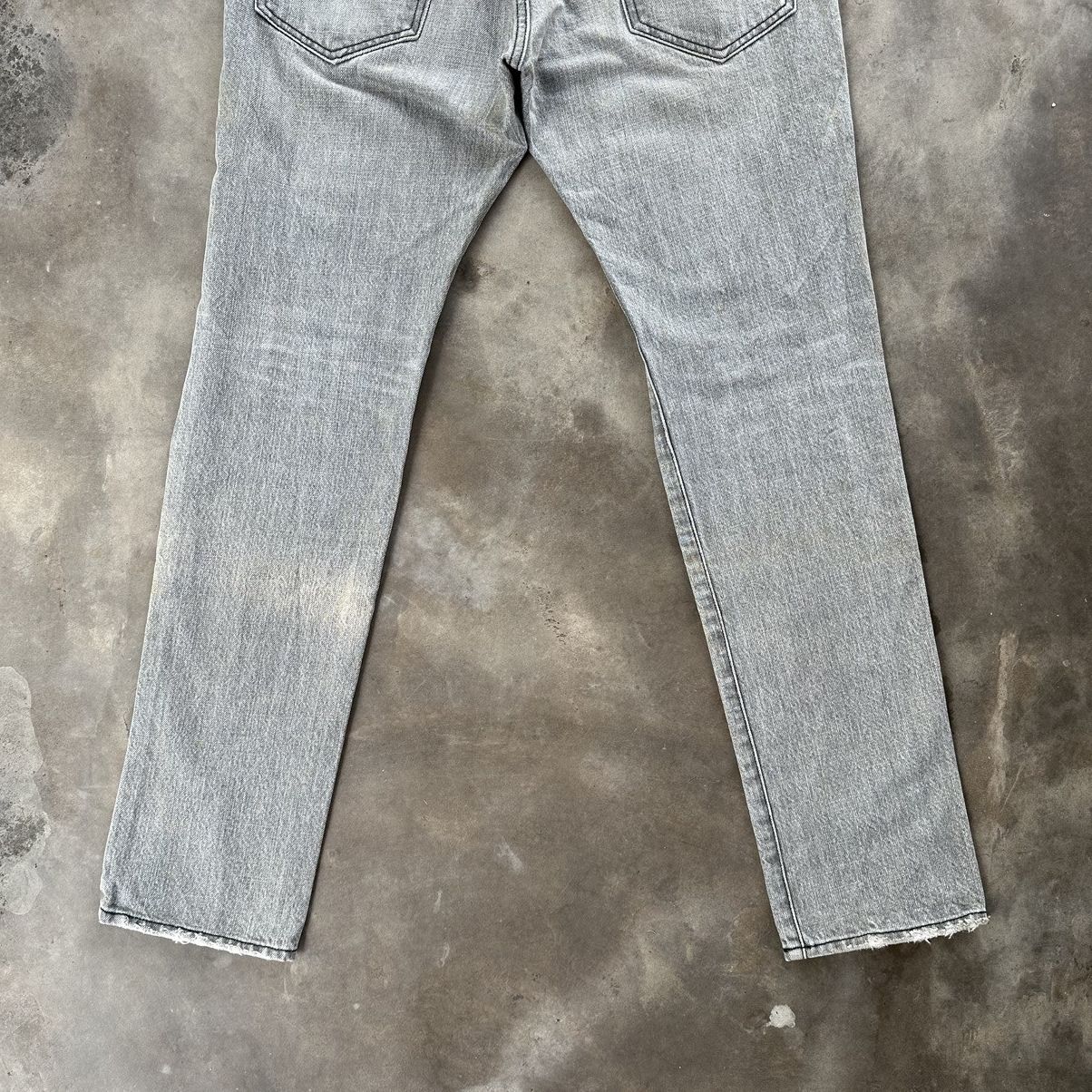 Japanese Brand × Jean × Vintage Vintage Japanese Faded Black Distressed Denim Jean Pant Size US 32 / EU 48 - 11 Thumbnail