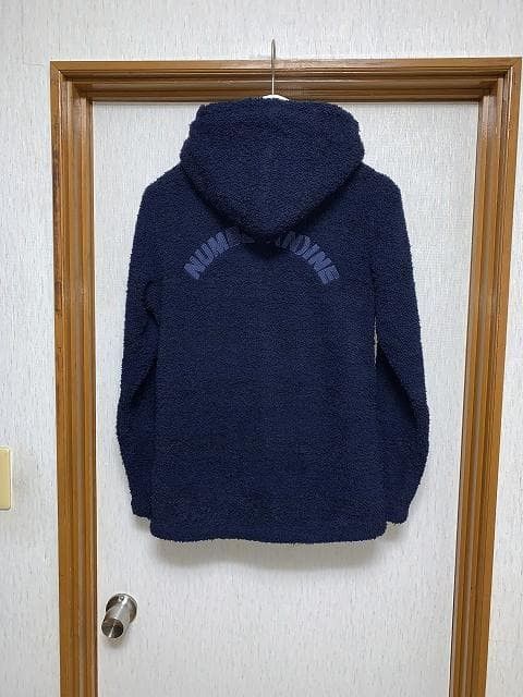 Number (N)ine Fleece Arch Logo Zip Hoodie Size US M / EU 48-50 / 2 - 2 Thumbnail