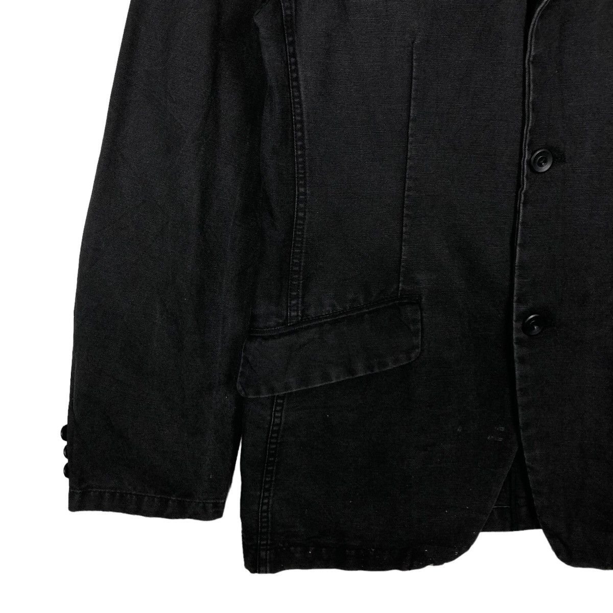 Comme Ca Ism 🔥Iconic Black - Double Breast Chore Hickory Work Jacket Size US L / EU 52-54 / 3 - 3 Thumbnail