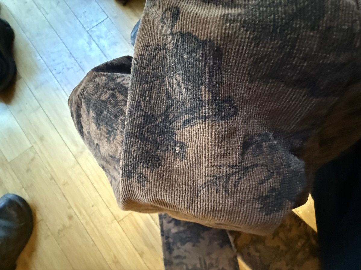 Vintage All Over Print Corduroy Brown Similar to Comme des garcons Size 30" / US 8 / IT 44 - 7 Thumbnail