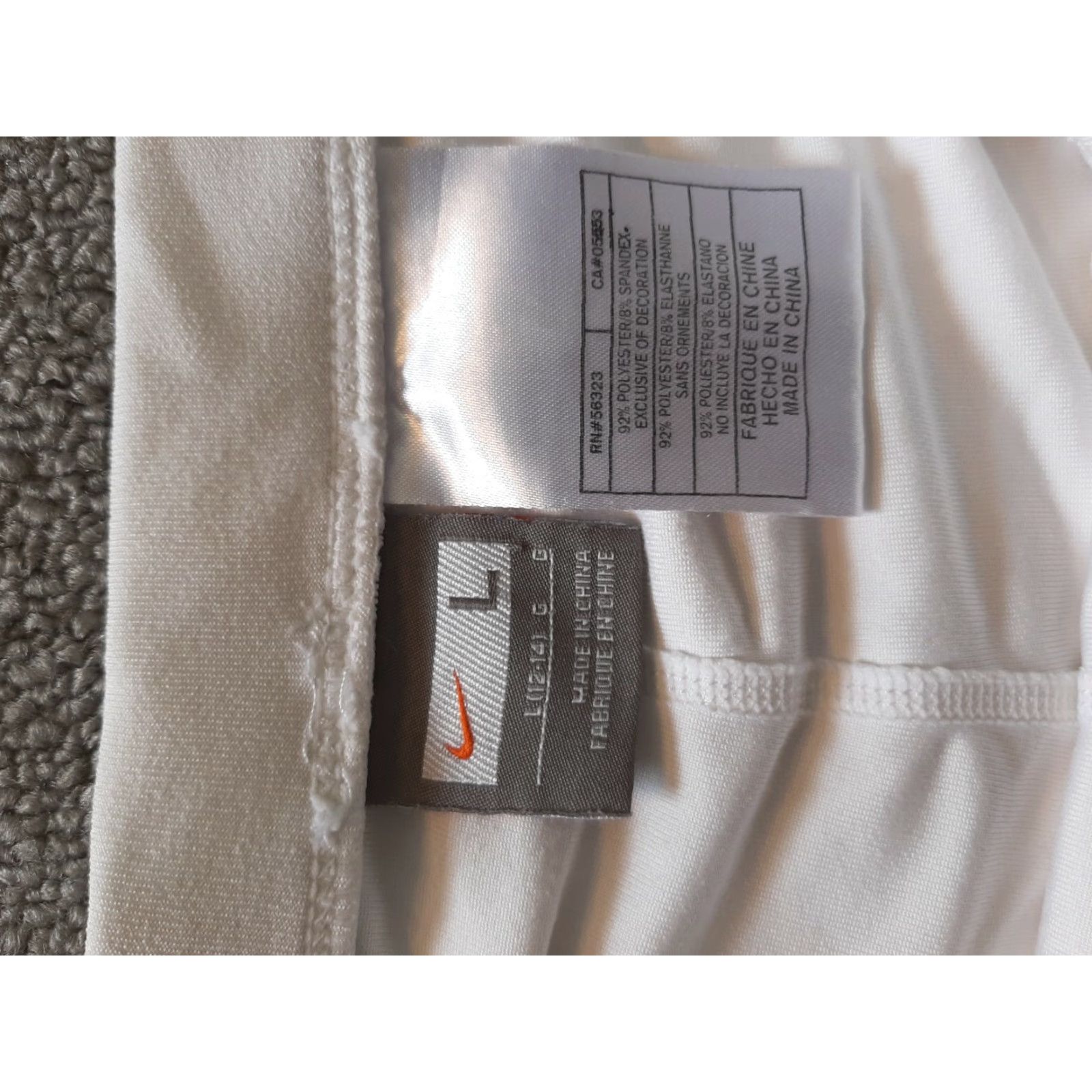 Nike Nike Running Golf Tennis Skirt Skort Size Large L 12-14 White & Blue Ladies Athletic Activewear Women's Nike Skirt Skort Size 36" / US 14 / IT 50 - 5 Thumbnail