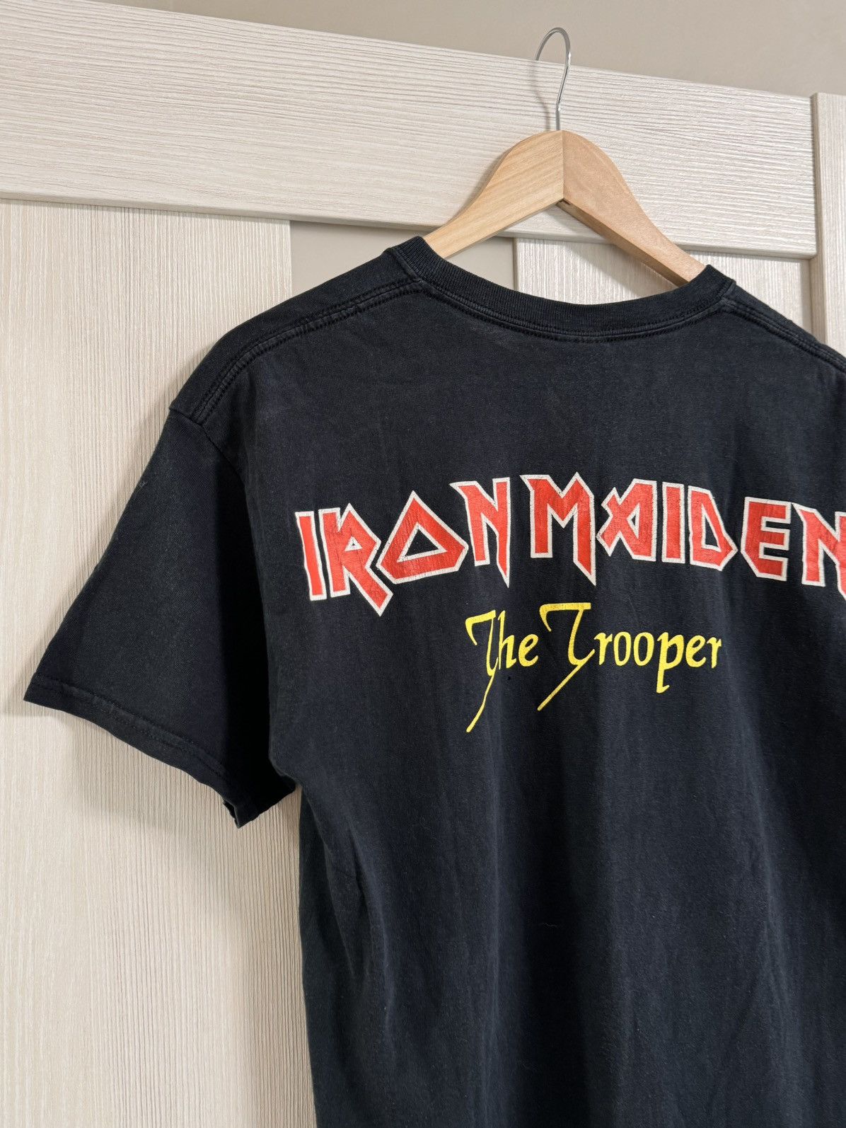 Band Tees × Iron Maiden × Vintage vintage iron maiden shirt front and back graphic Size US L / EU 52-54 / 3 - 9 Thumbnail