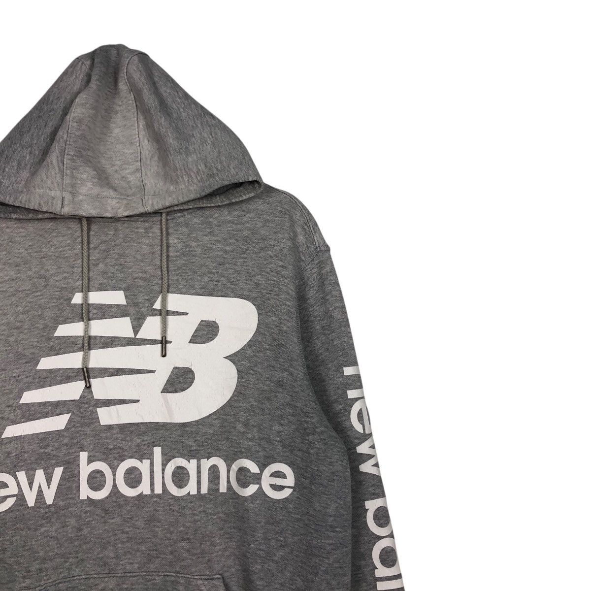 Japanese Brand 📌Vintage Hoodie Sweater New Balance Big Logo Spell Out Size US XS / EU 42 / 0 - 7 Thumbnail