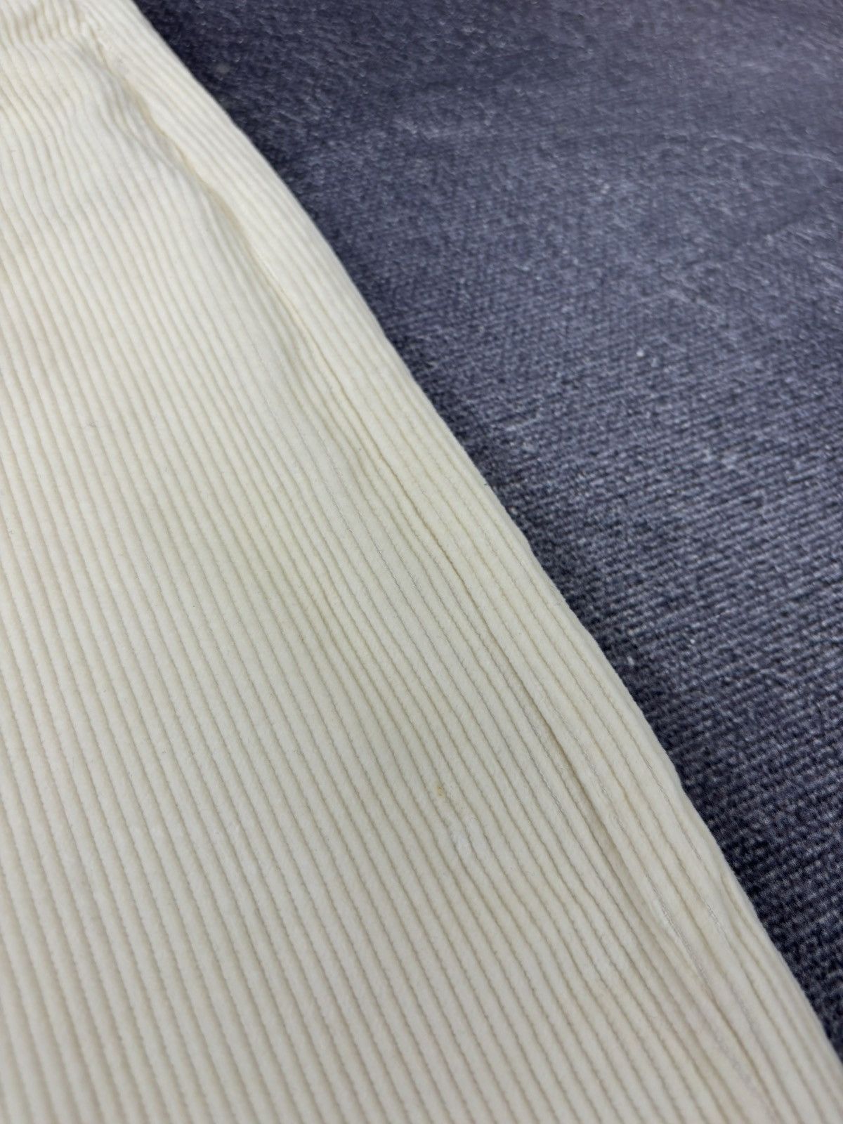 Sezane Sezane Women’s Cream Corduroy Velvet Wide Leg Pants Trousers Size 32" / US 10 / IT 46 - 7 Thumbnail