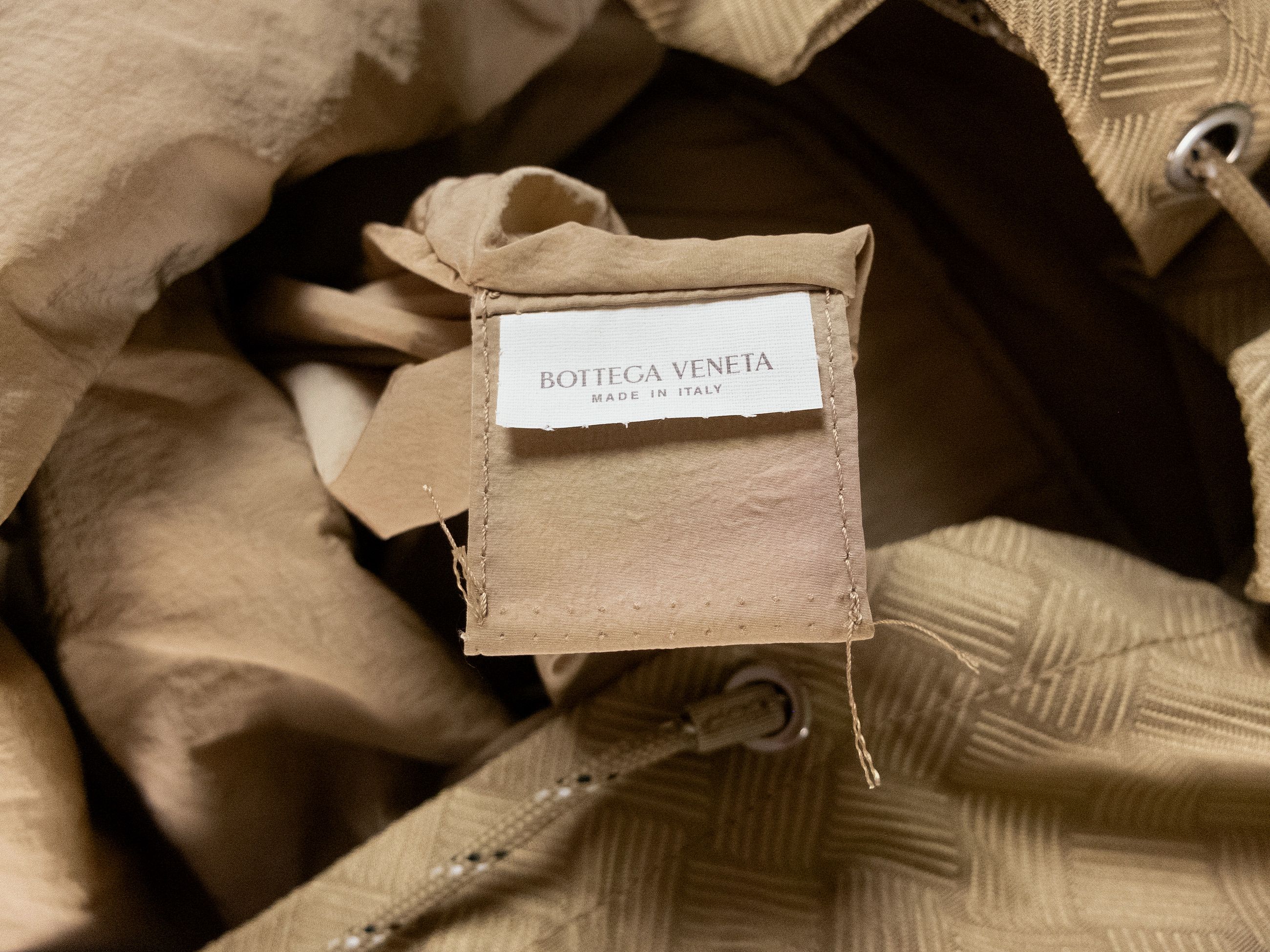 Bottega Veneta BOTTEGA VENETA Alto beige intreciato pattern backpack Size ONE SIZE - 14 Thumbnail