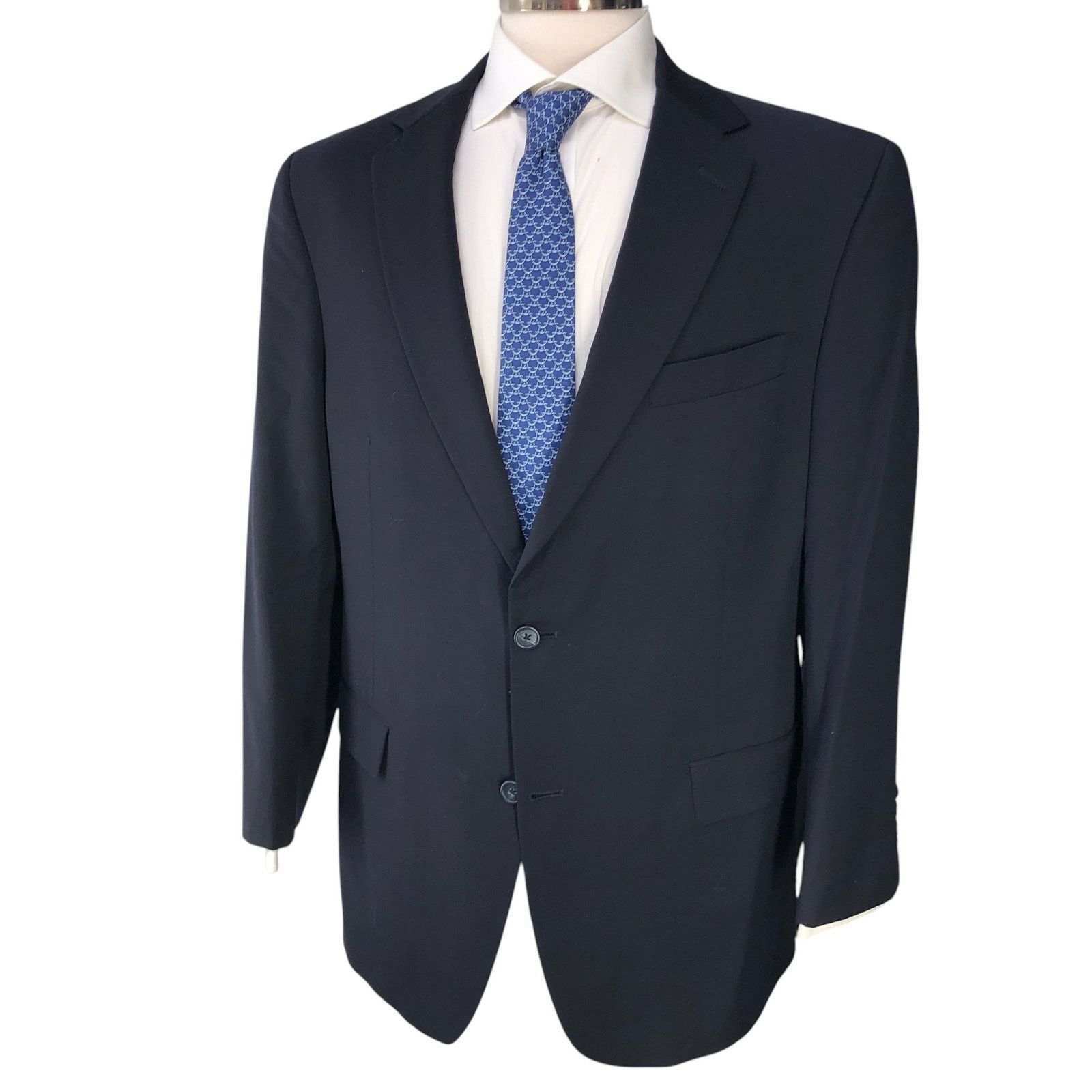 Hart Schaffner Marx Hart Schaffner Marx HSM Sz 42R Sport Coat Jacket Blazer Navy Size 42R - 1 Thumbnail