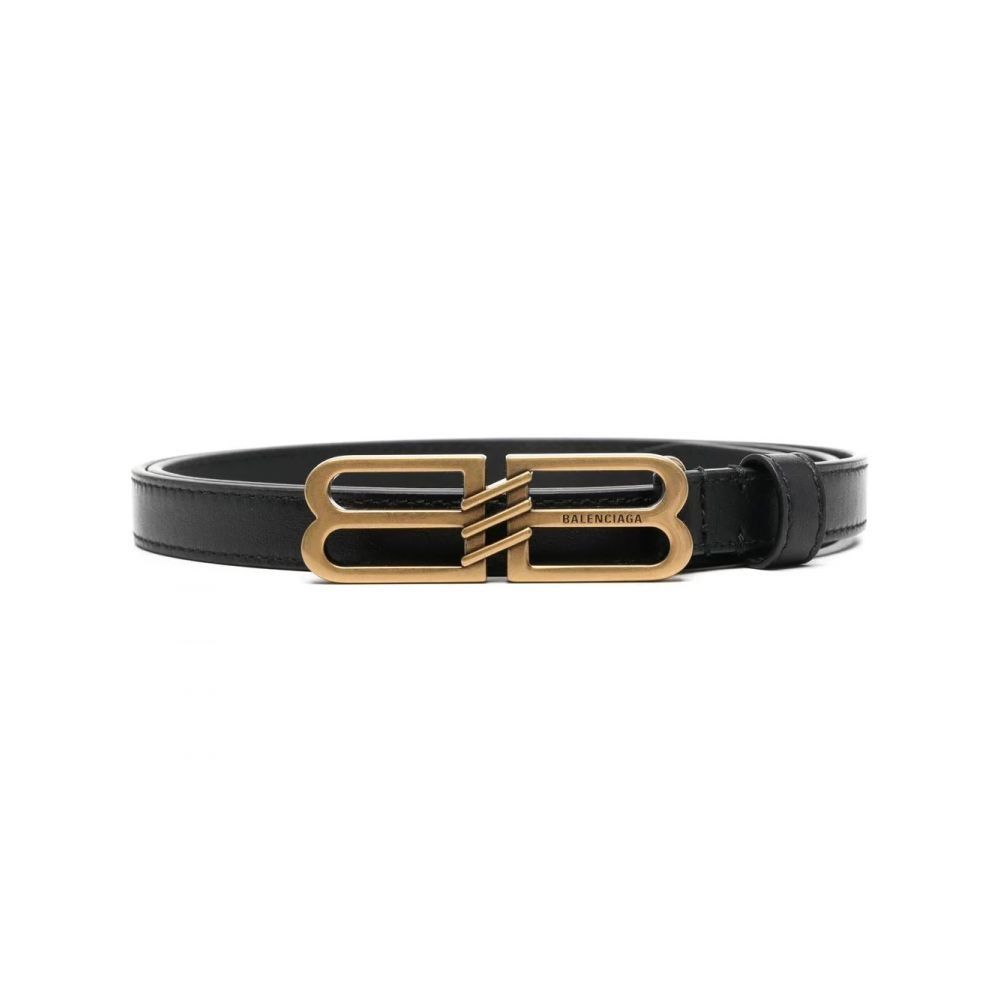 Balenciaga BB Embossed Extra Thin Belt 2.5cm Size ONE SIZE - 1 Thumbnail
