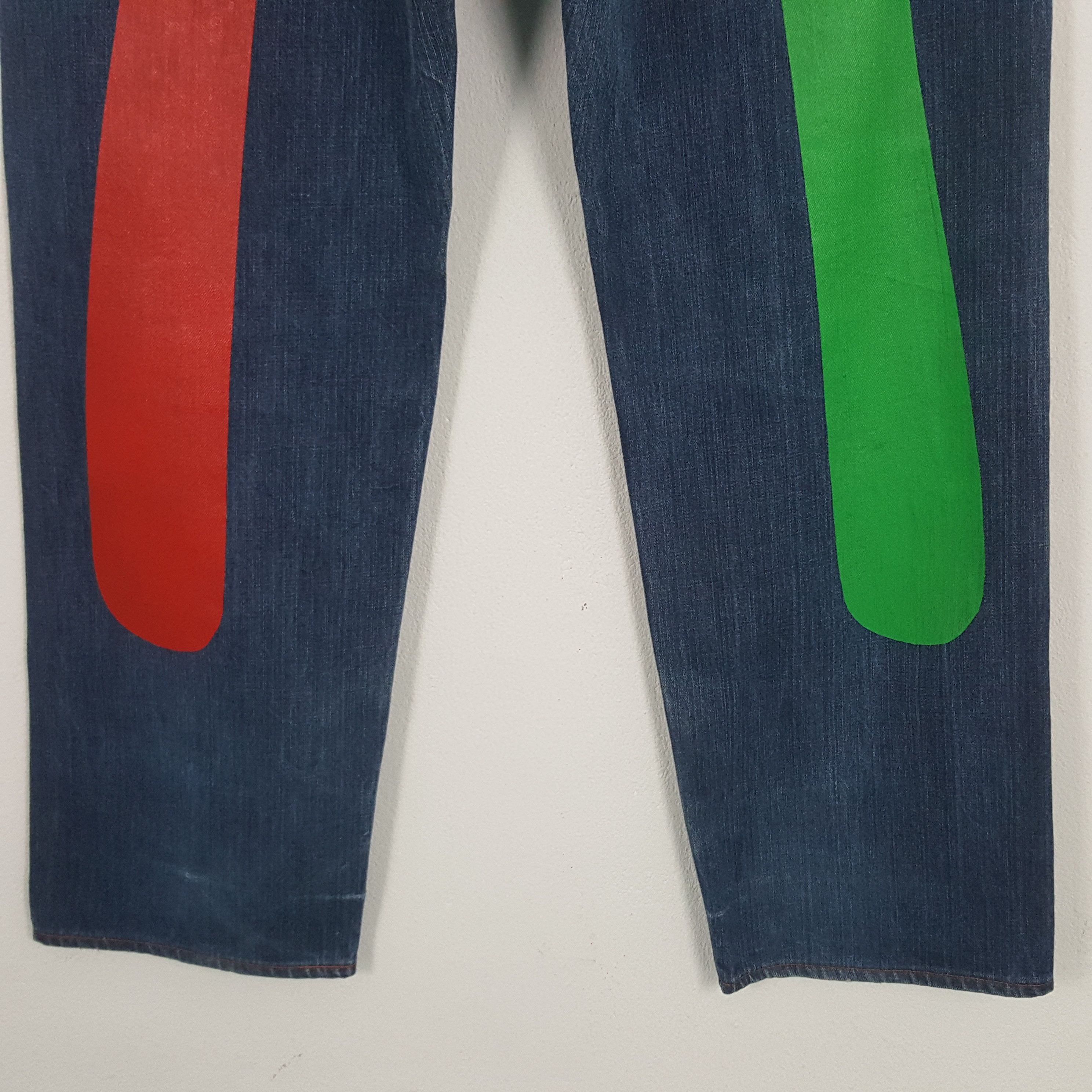 Evisu × Japanese Brand × Vintage Vintage Evisu Japanese Brand Daicock Custom Art Denim Jeans Size US 32 / EU 48 - 3 Thumbnail