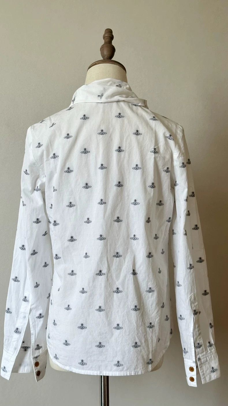 Vivienne Westwood Vivienne Westwood A shirt with a bow tie all over it Size M / US 6-8 / IT 42-44 - 4 Thumbnail